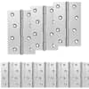 vidaXL Hing 12 tk 89 x 54 x 5 mm H&otilde;bedane Teras