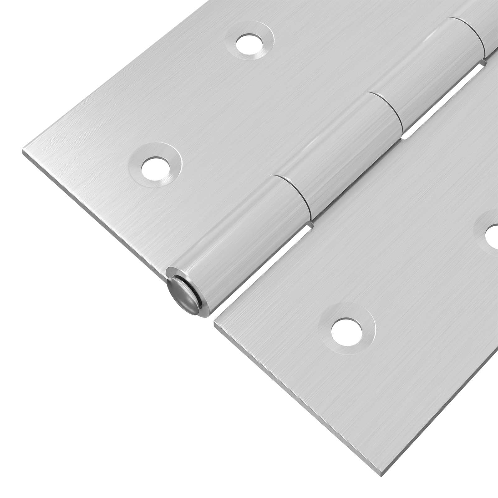 Tečaj 12 kos 100 x 70 x 8 mm Srebrna Jeklo