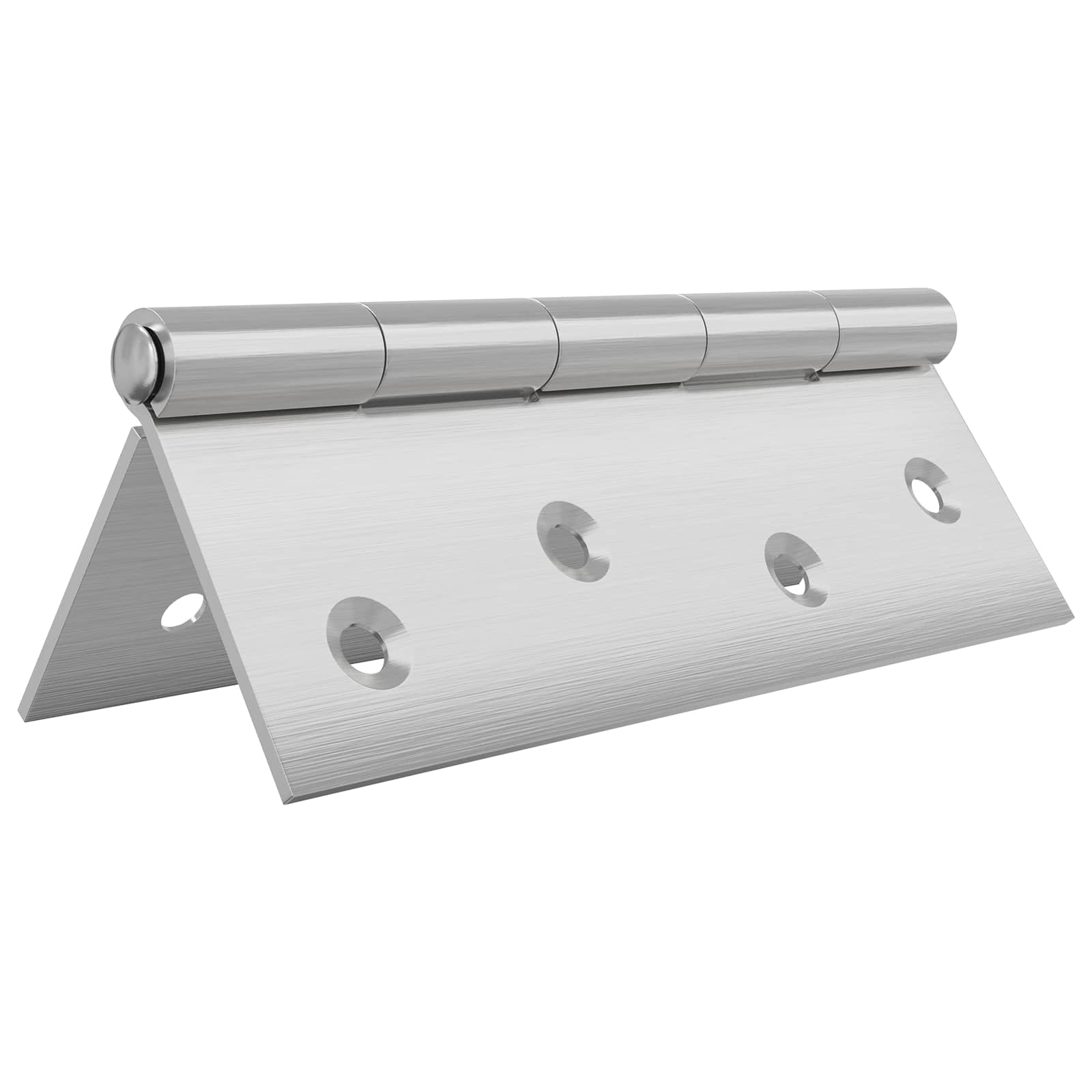 Tečaj 12 kos 100 x 70 x 8 mm Srebrna Jeklo