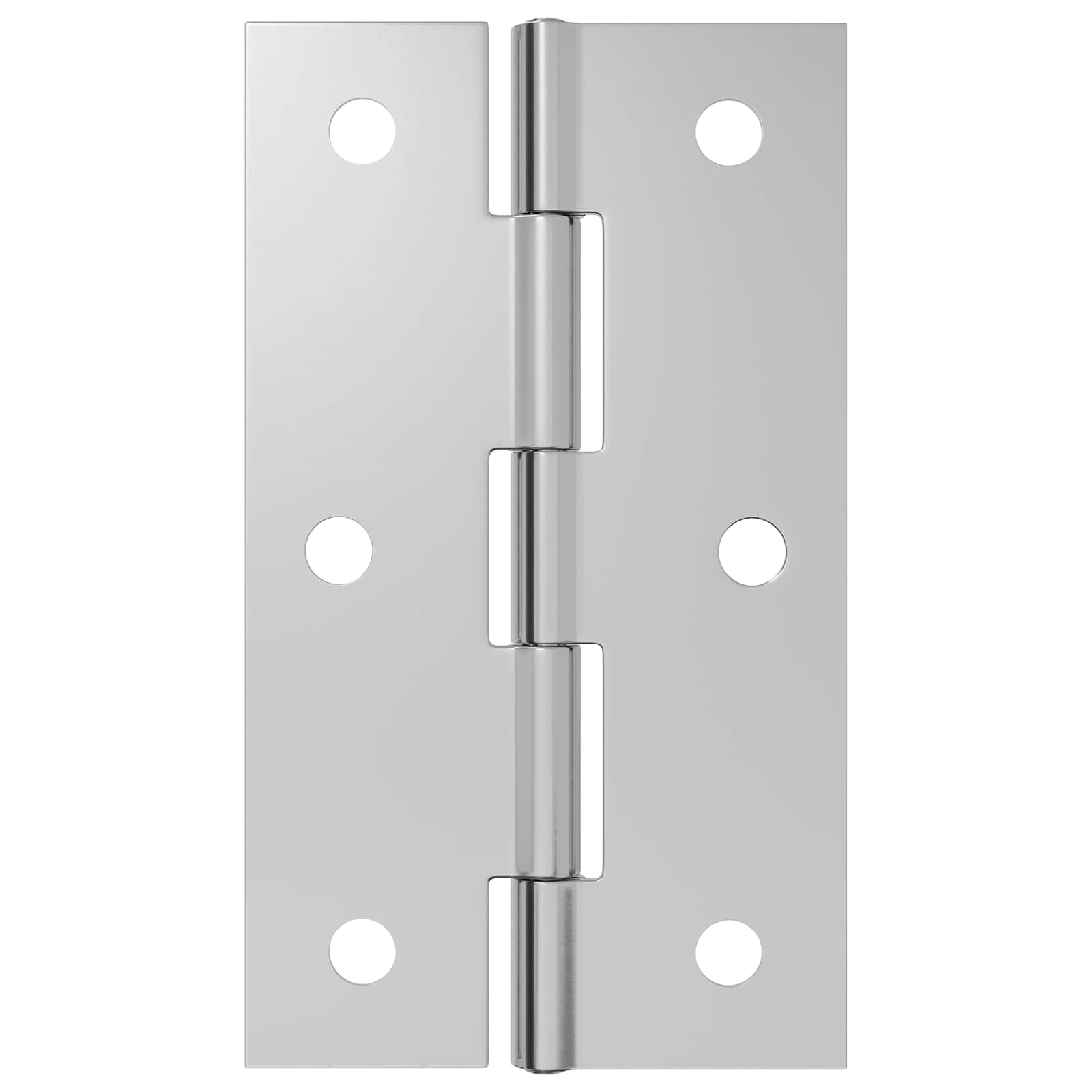 Tečaj 48 kos 66 x 38 x 5 mm Srebrna Jeklo