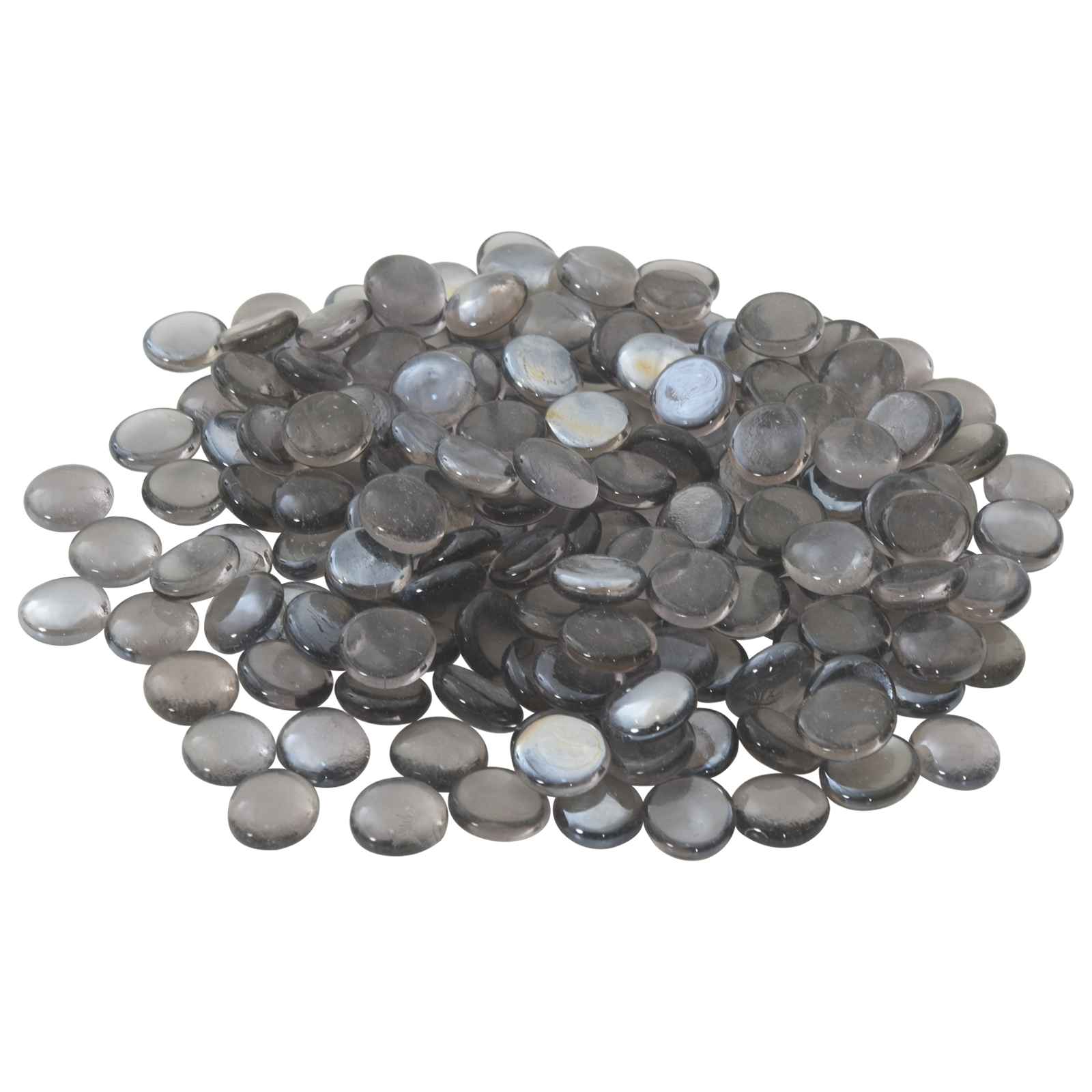 Glasnugget 17-19 mm Paarsgrijs Glas image 1
