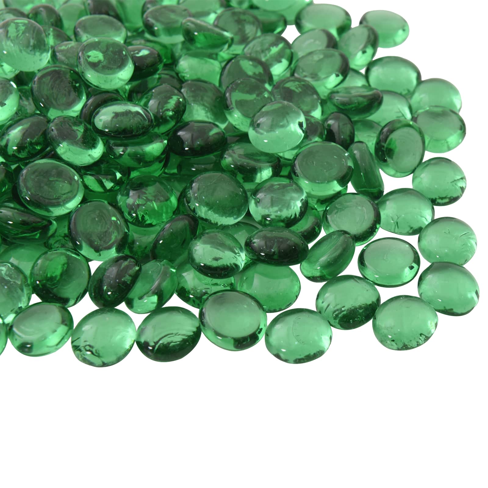 Glasnugget 17-19 mm Groen Glas image 3