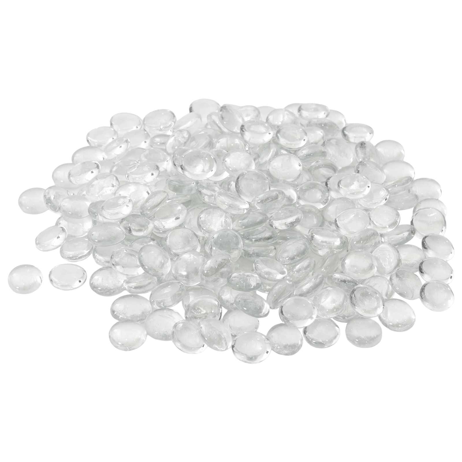Glasnugget 17-19 mm Transparant Glas image 2