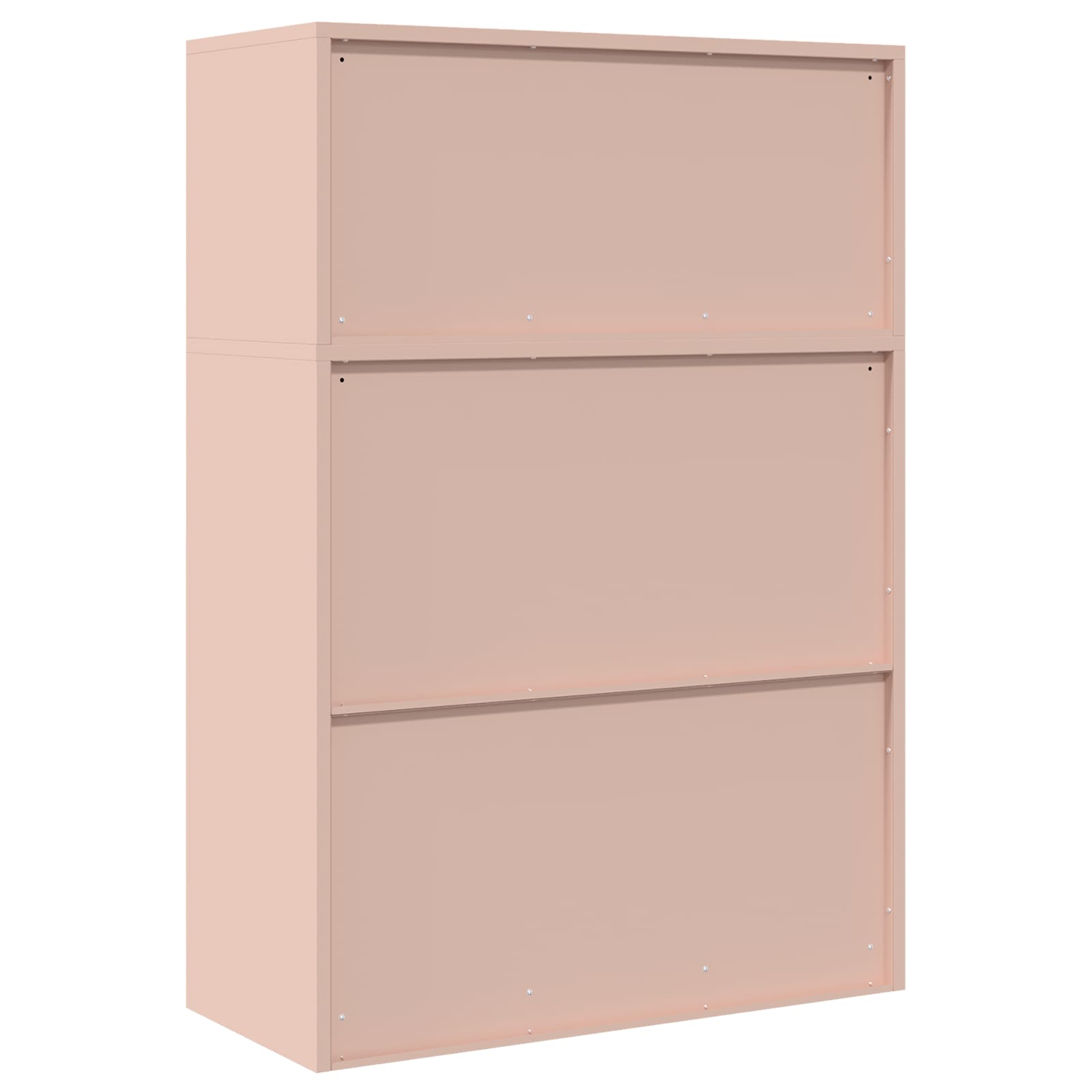 Säilytyskaappi 2 kpl Pinkki 90 x 40 x 130 cm Teräs Lukittava - Image 10