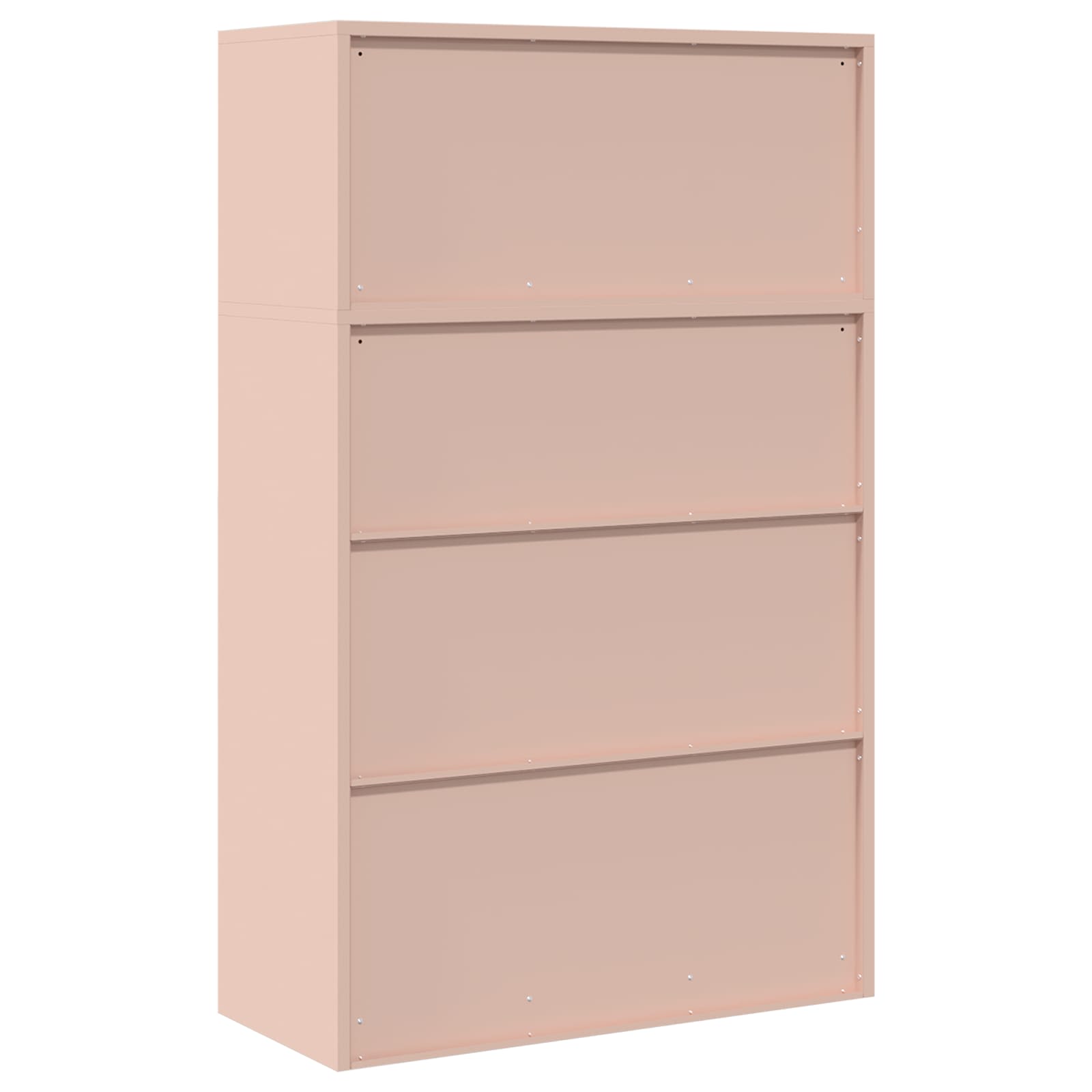 Säilytyskaappi 2 kpl Pinkki 90 x 40 x 145 cm Teräs Lukittava - Image 10