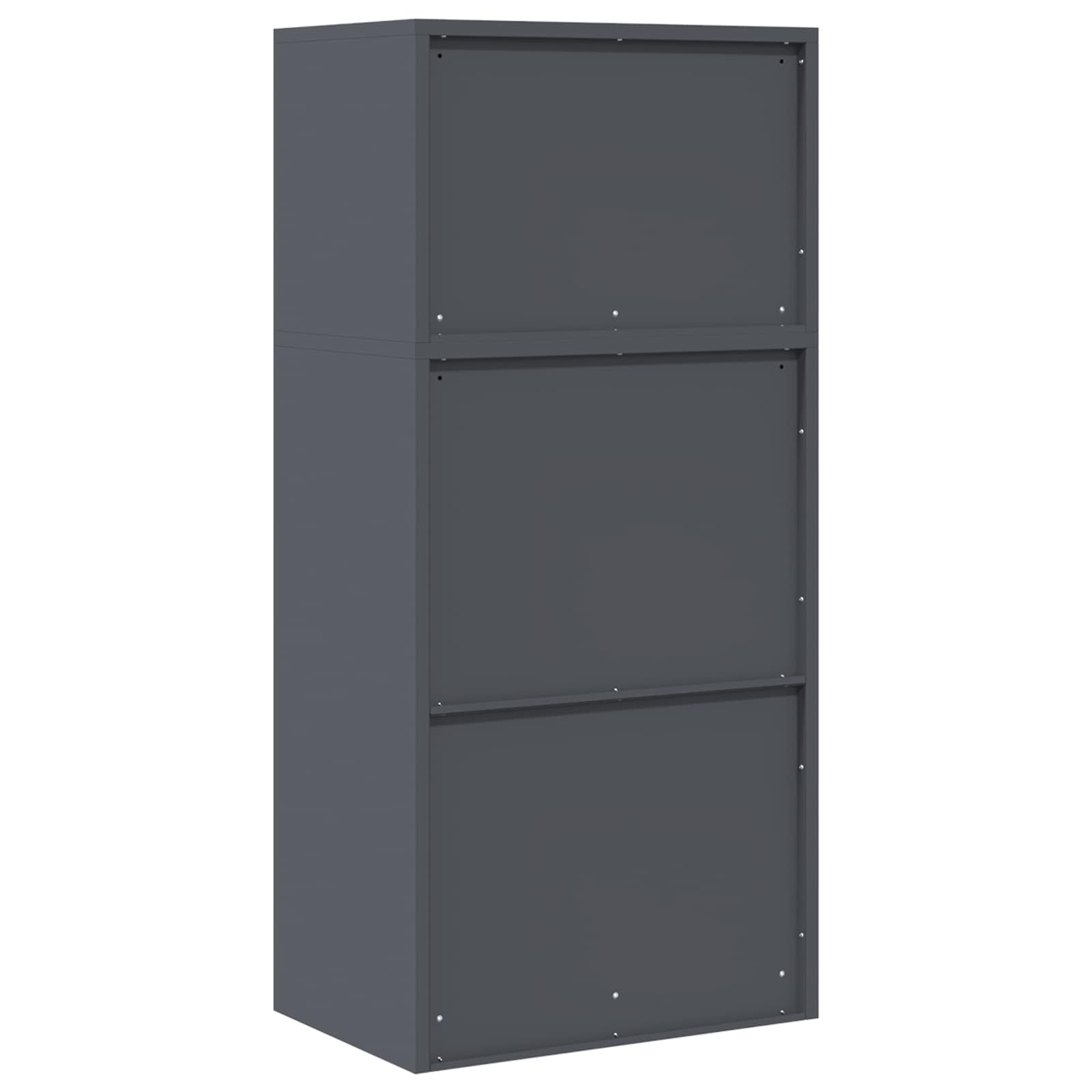 Omarica za shranjevanje 2 kos Antracit 60 x 40 x 130 cm Jeklo
