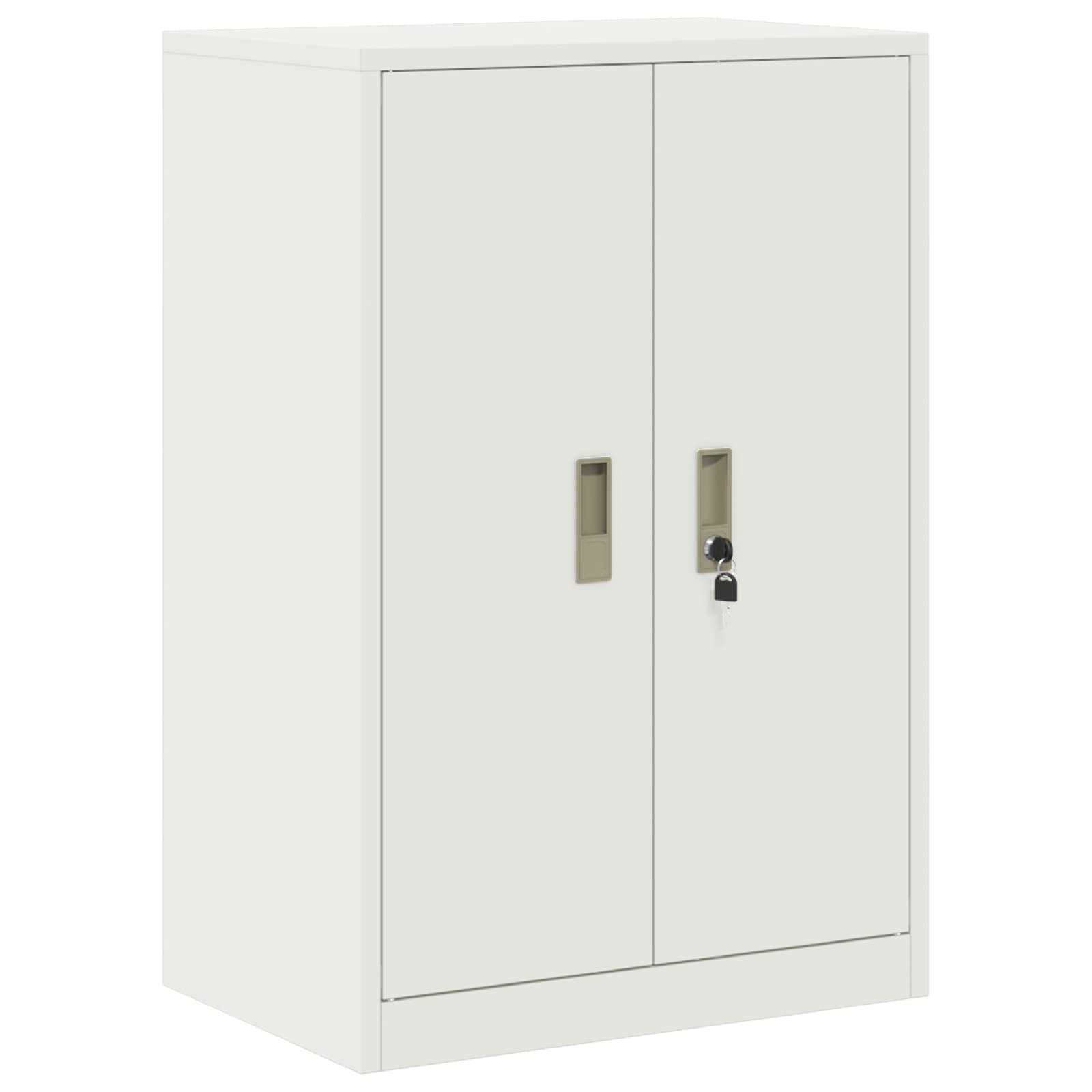 vidaXL Aufbewahrungsschrank 2 stk. Weiß 60 x 40 x 130 cm Stahl – Bild 6