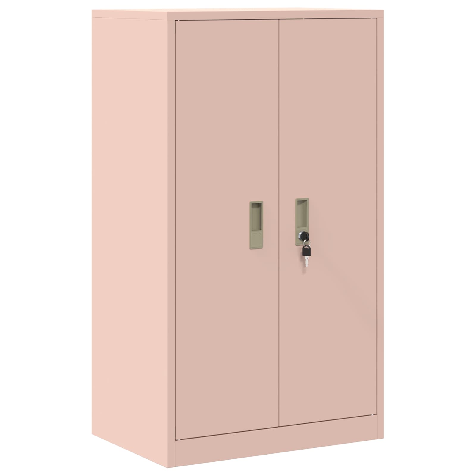 Säilytyskaappi 2 kpl Pinkki 60 x 40 x 145 cm Teräs Lukittava - Image 6