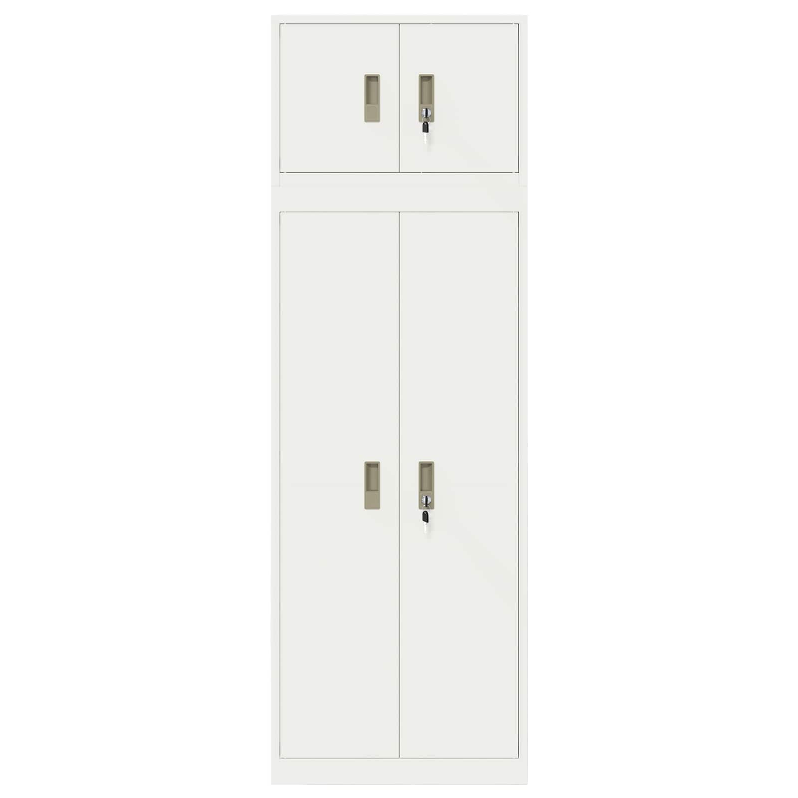 Omarica za shranjevanje 2 kos 60 x 40 x 180 cm Jeklo