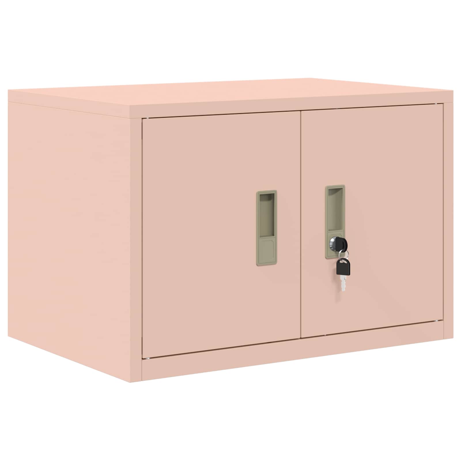 Säilytyskaappi 2 kpl Pinkki 60 x 40 x 220 cm Teräs Lukittava - Image 6