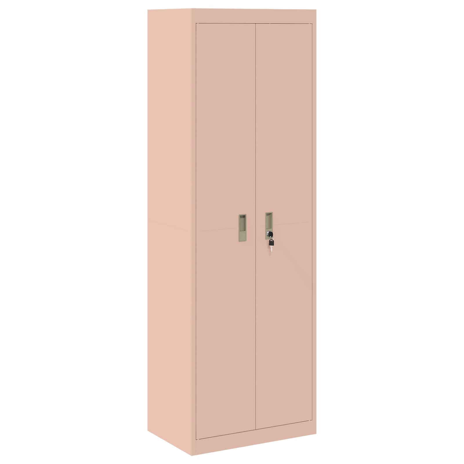 Säilytyskaappi 2 kpl Pinkki 60 x 40 x 220 cm Teräs Lukittava - Image 7