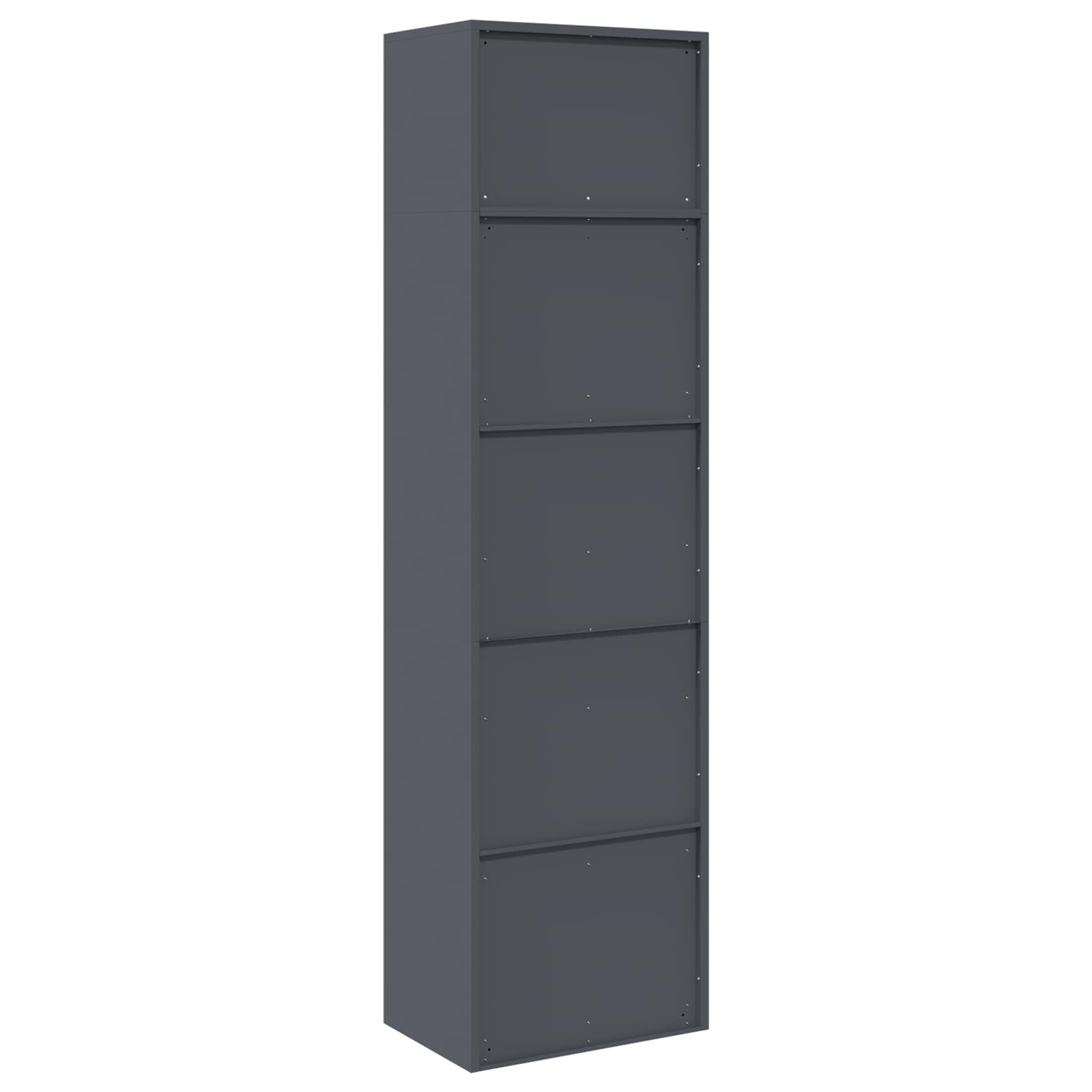 Omarica za shranjevanje 2 kos Antracit 60 x 40 x 220 cm Jeklo