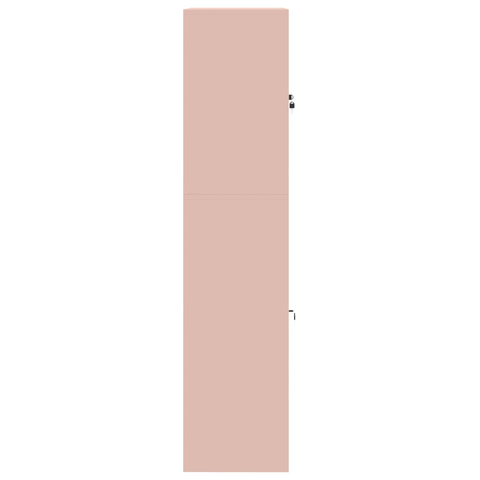 Säilytyskaappi 2 kpl Vaaleanpunainen 90 x 40 x 175 cm Teräs - Image 9