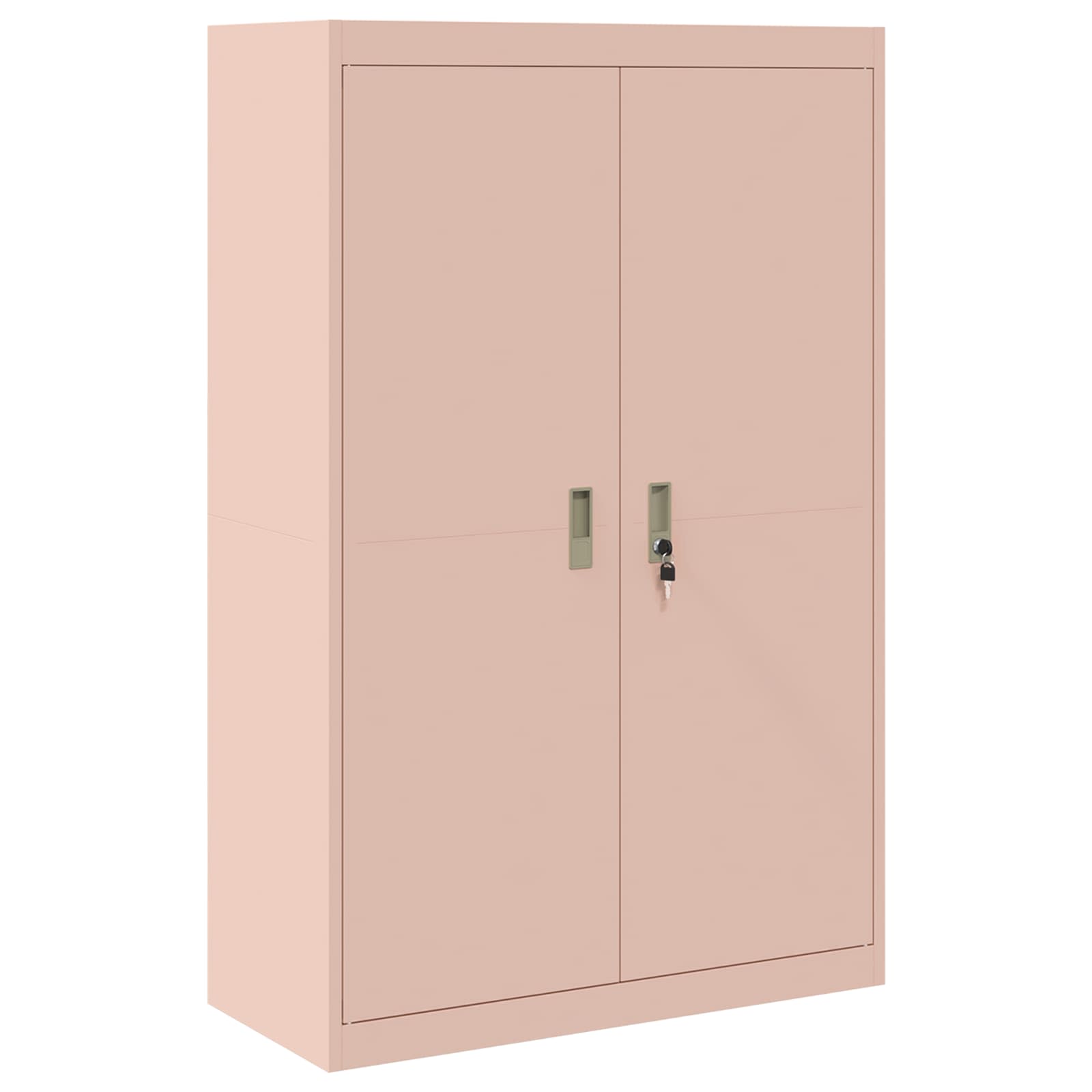 Säilytyskaappi 2 kpl Vaaleanpunainen 90 x 40 x 210 cm Teräs - Image 6