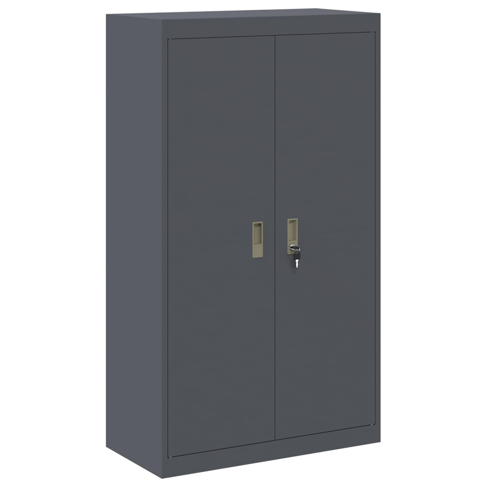 Omarica za shranjevanje 2 kos Antracit 80 x 40 x 210 cm Jeklo
