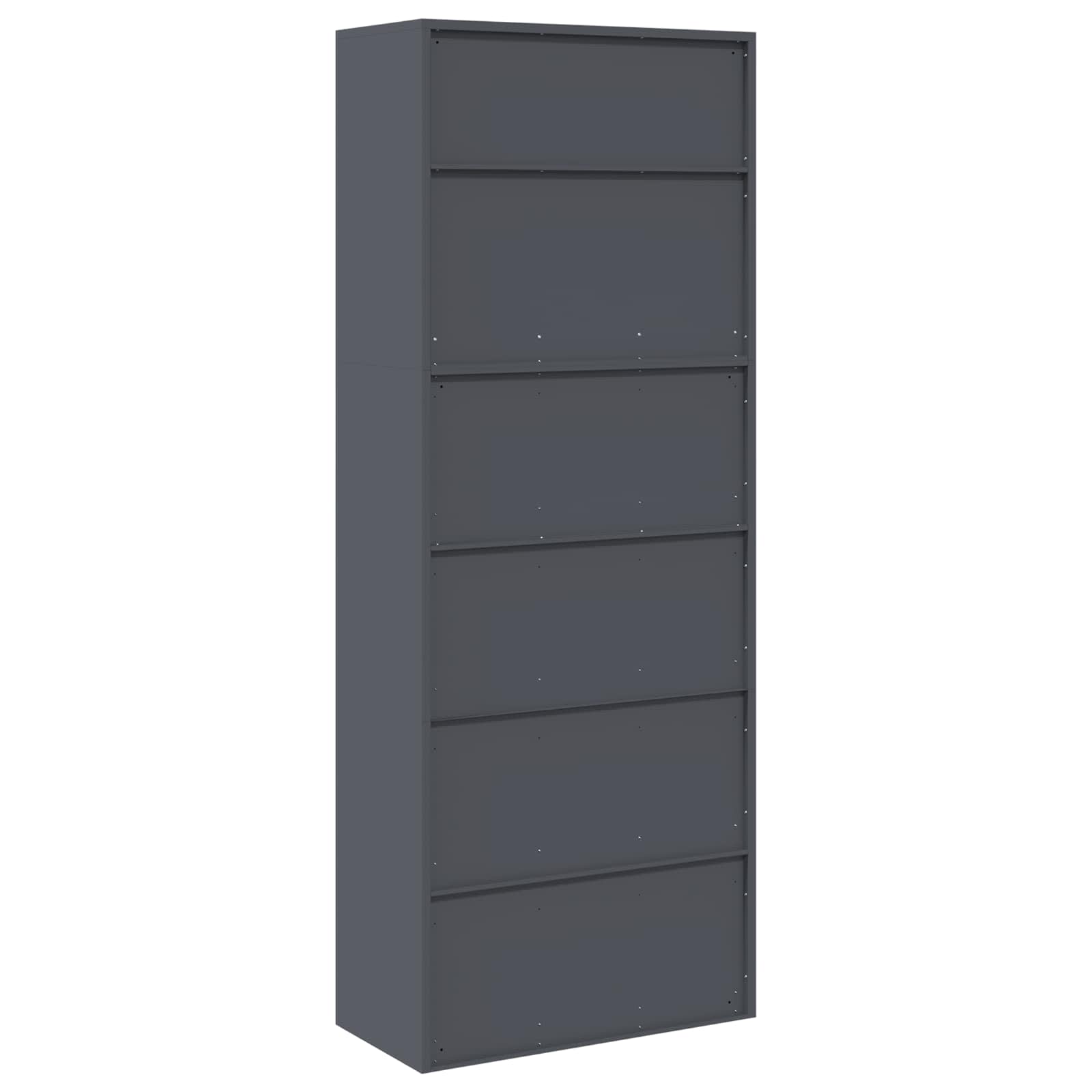 Omarica za shranjevanje 2 kos Antracit 80 x 40 x 210 cm Jeklo