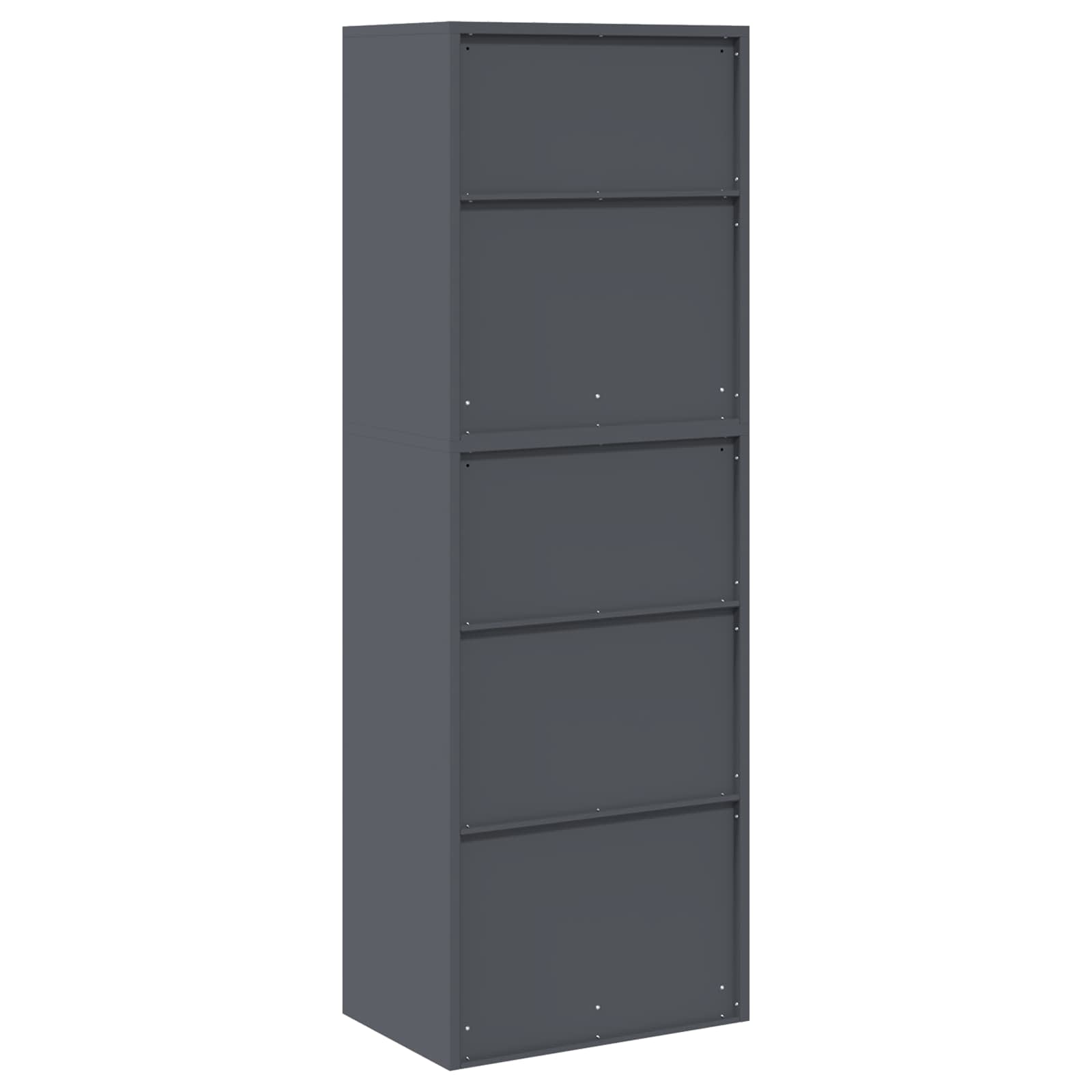 Omarica za shranjevanje 2 kos Antracit 60 x 40 x 175 cm Jeklo