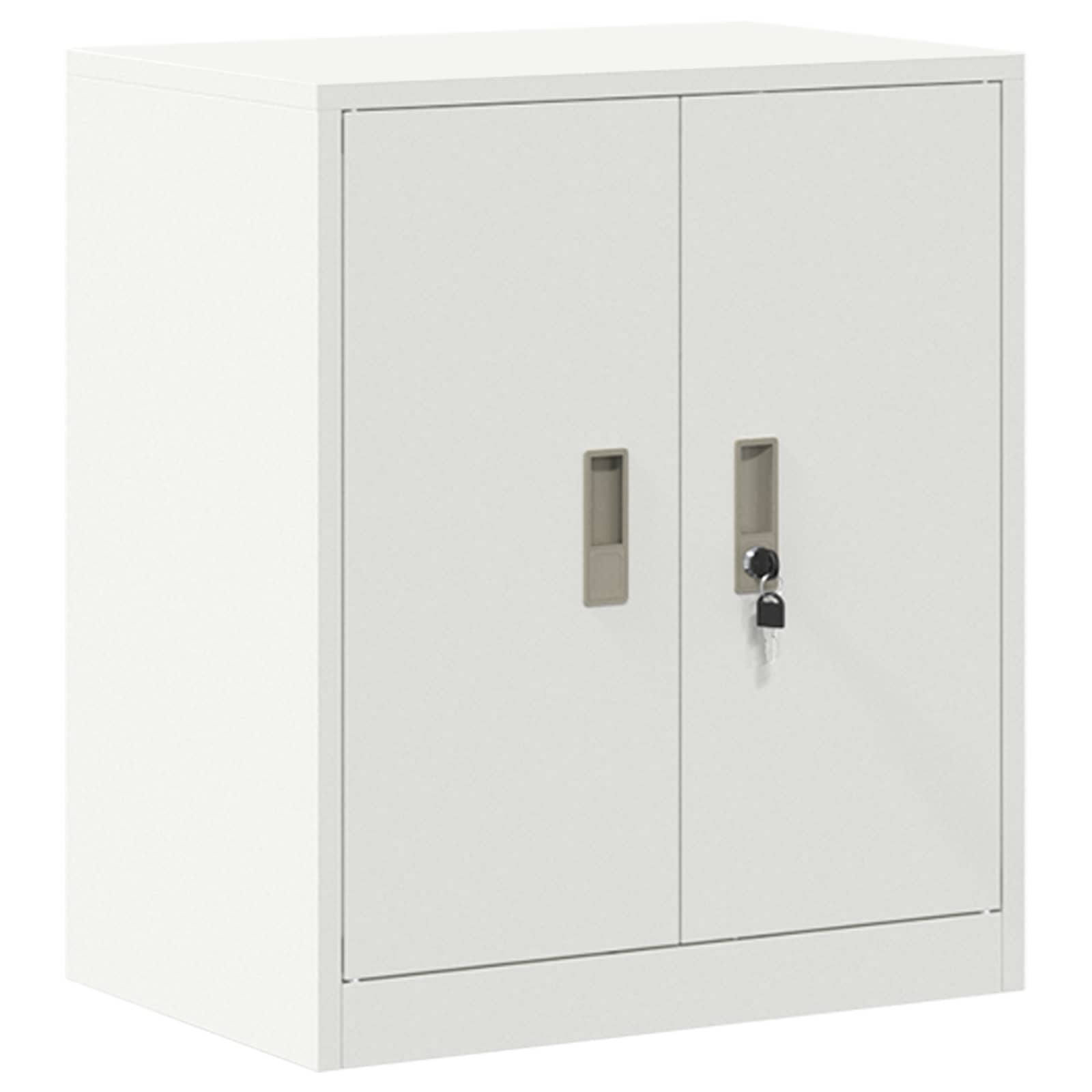 Omarica za shranjevanje 2 kos Bela 60 x 40 x 175 cm Jeklo