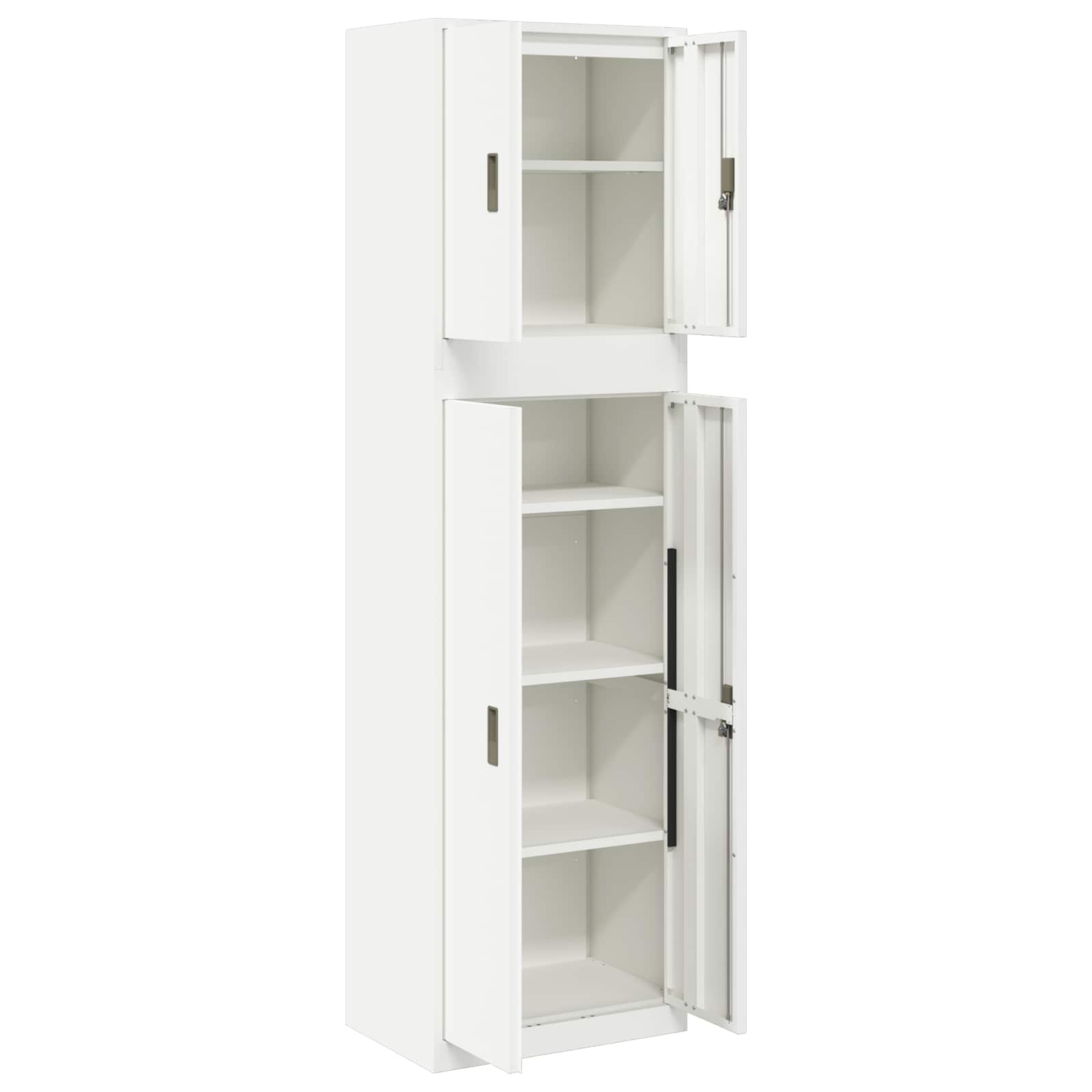 Opbergkast 2 st 60 x 40 x 210 cm Staal Vergrendelbaar | luizaXL | Dé meubelwinkel voor elk interieur Opbergkast 2 st 60 x 40 x 210 cm Staal Vergrendelbaar - Afbeelding 7