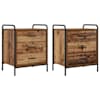 vidaXL &Ouml;&ouml;lambi kapp 2 tk Vana puit 48 x 36,5 x 60 cm Tehispuit