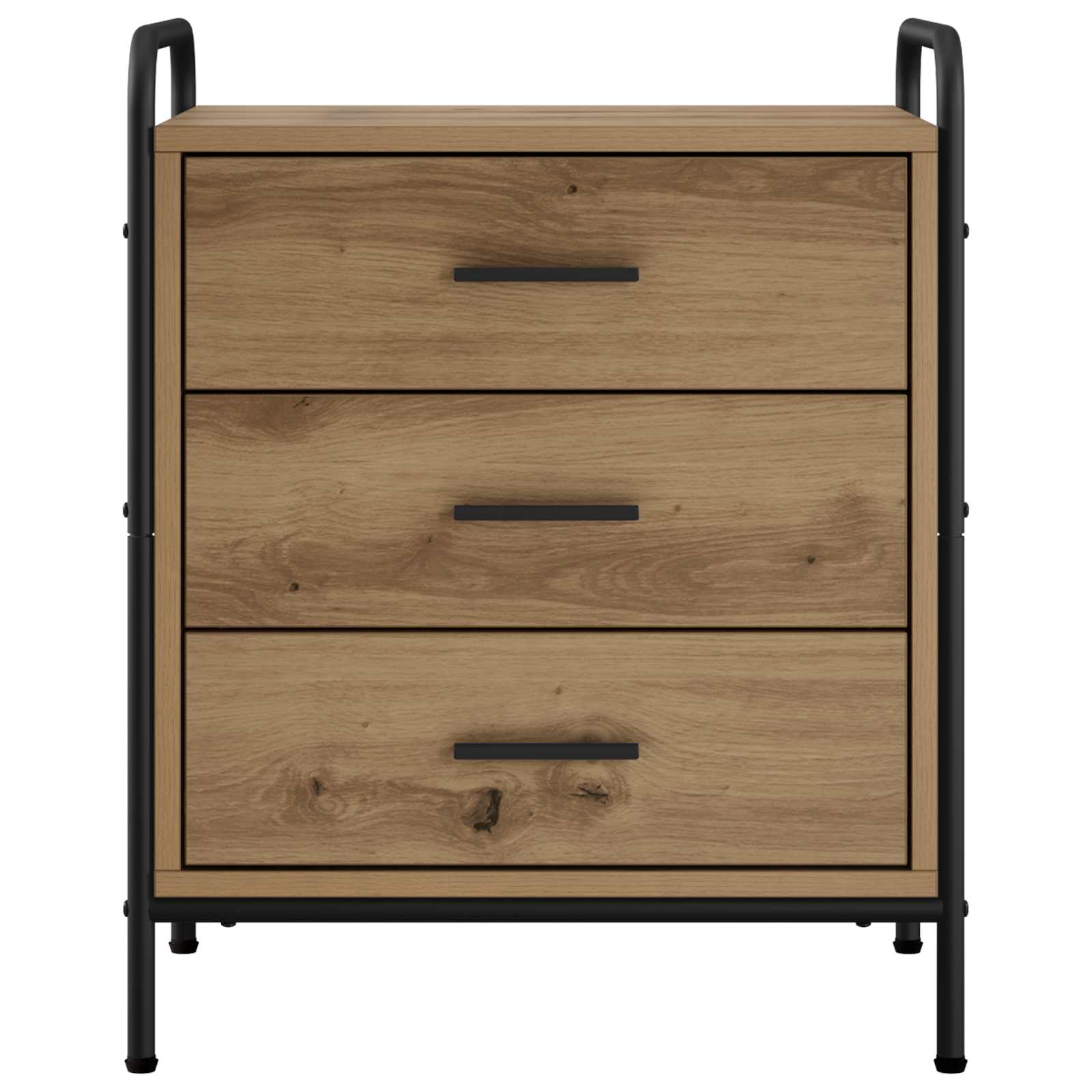 Nočna omarica Artisan hrast 48 x 36,5 x 60 cm Inženirski les