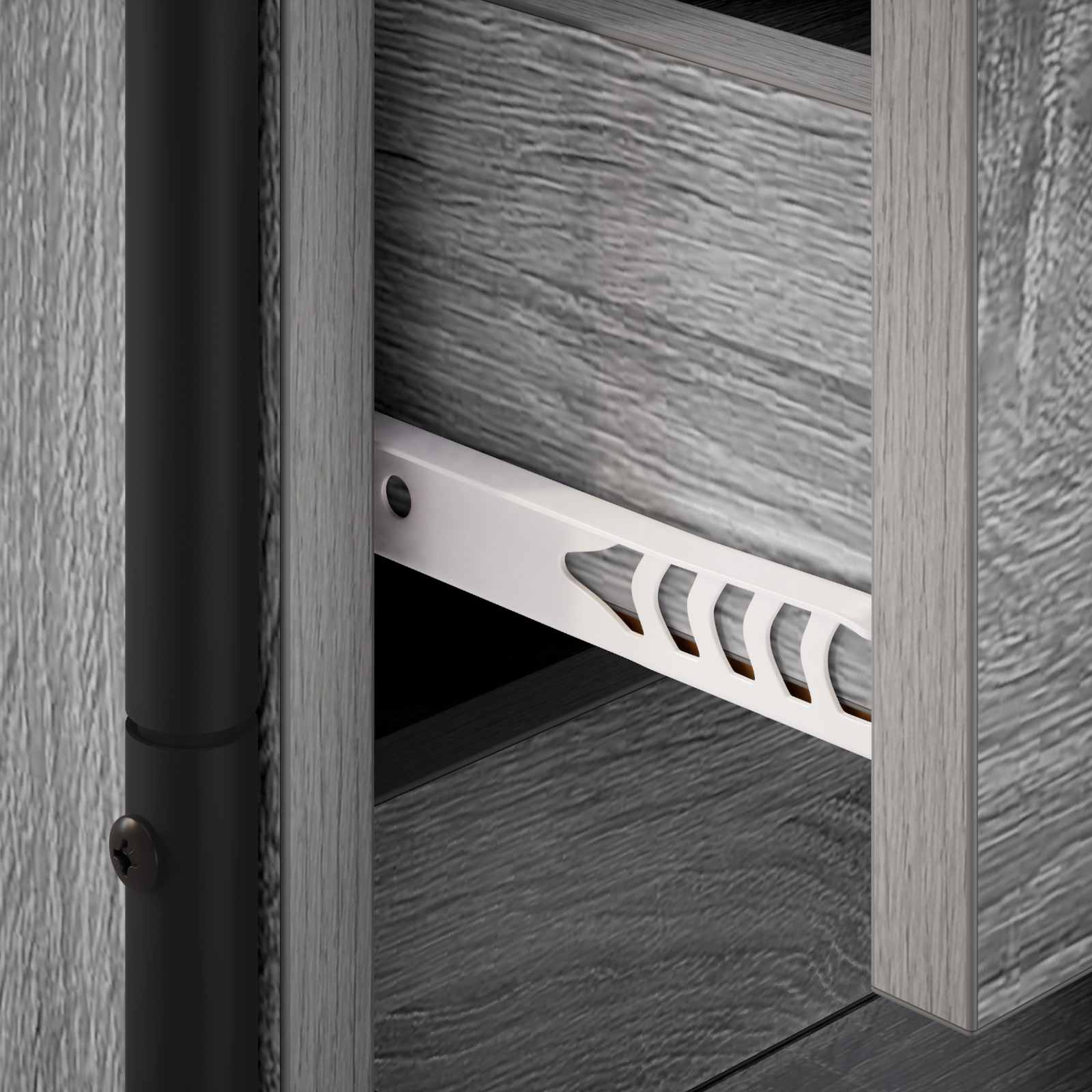 Viseca nočna omarica 2 kos Siva Sonoma 40 x 30 x 50 cm