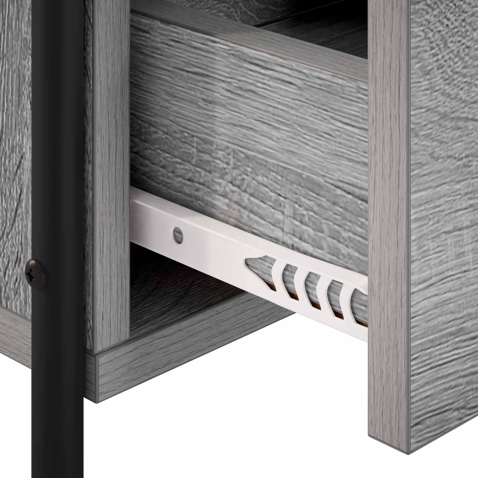 Viseca nočna omarica 2 kos Siva Sonoma 40 x 30 x 50 cm