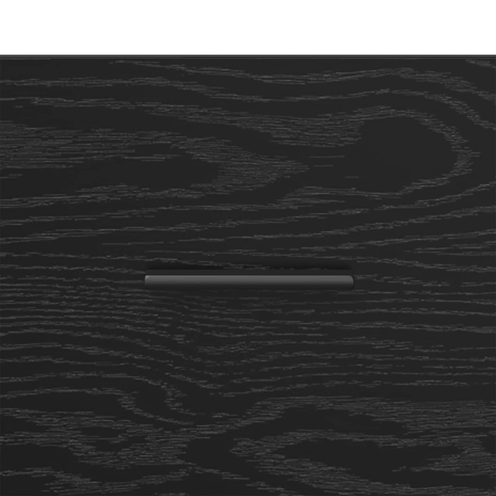Viseca nočna omarica 2 kos Črni hrast 40 x 30 x 60 cm