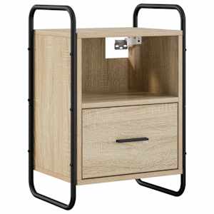vidaXL Rippuv &Ouml;&ouml;kapp Sonoma tamm 40 x 30 x 60 cm Tehispuit