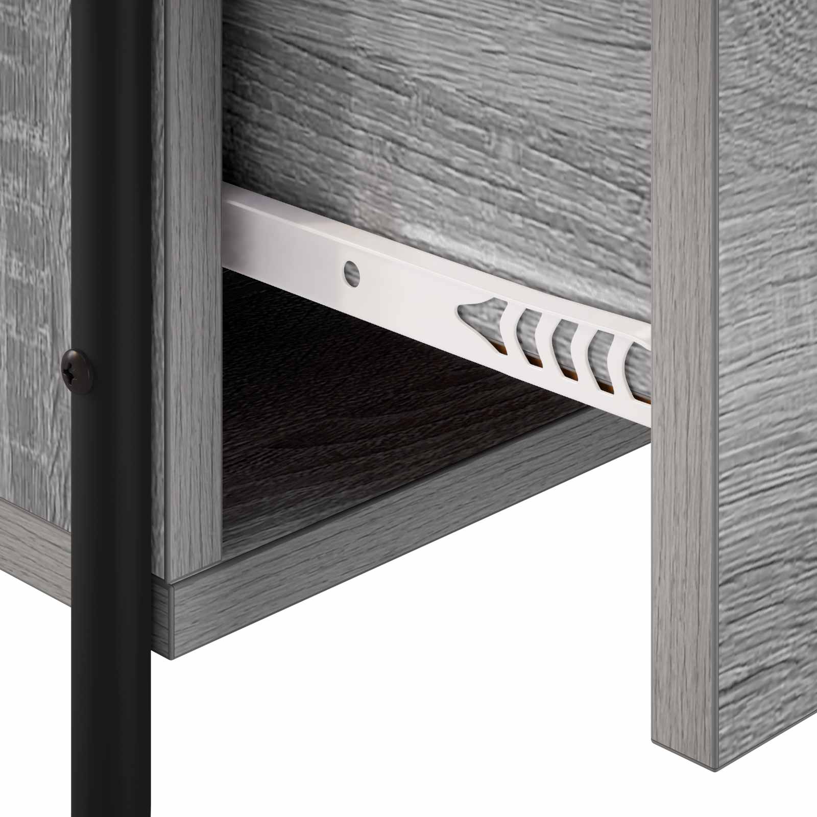 Viseca nočna omarica 2 kos Siva Sonoma 40 x 30 x 60 cm