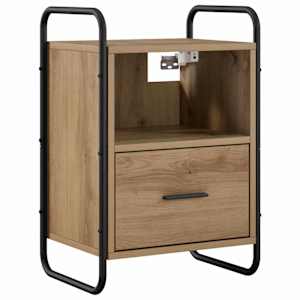 vidaXL Rippuv &Ouml;&ouml;kapp Artisan tamm 40 x 30 x 60 cm Tehispuit