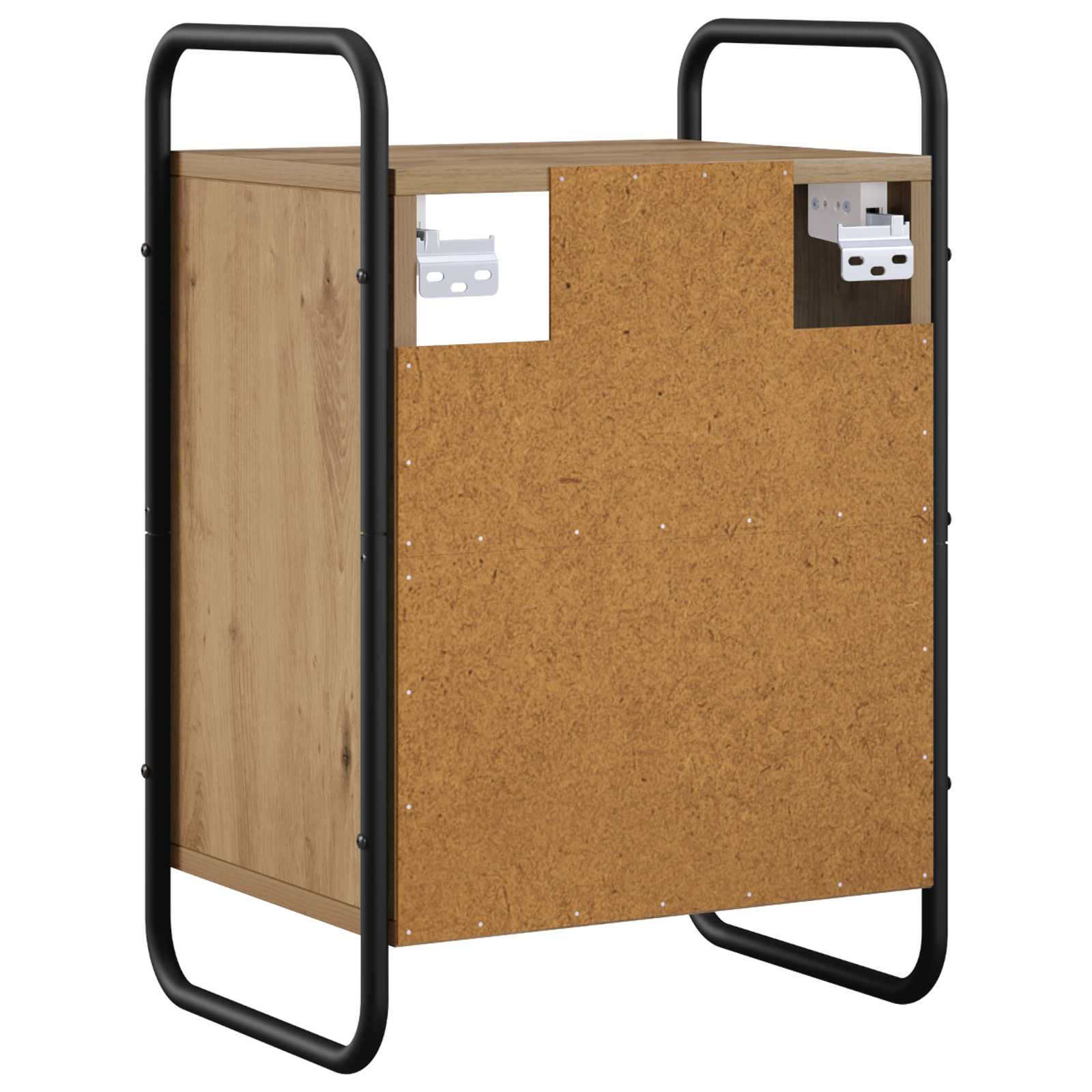 Viseca nočna omarica Artisan hrast 40 x 30 x 60 cm