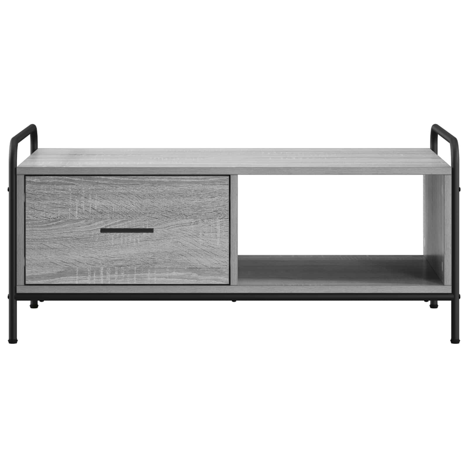 vidaXL Salontafel Grijs Sonoma 90 x 49 x 41 cm Bewerkt hout, foto 4