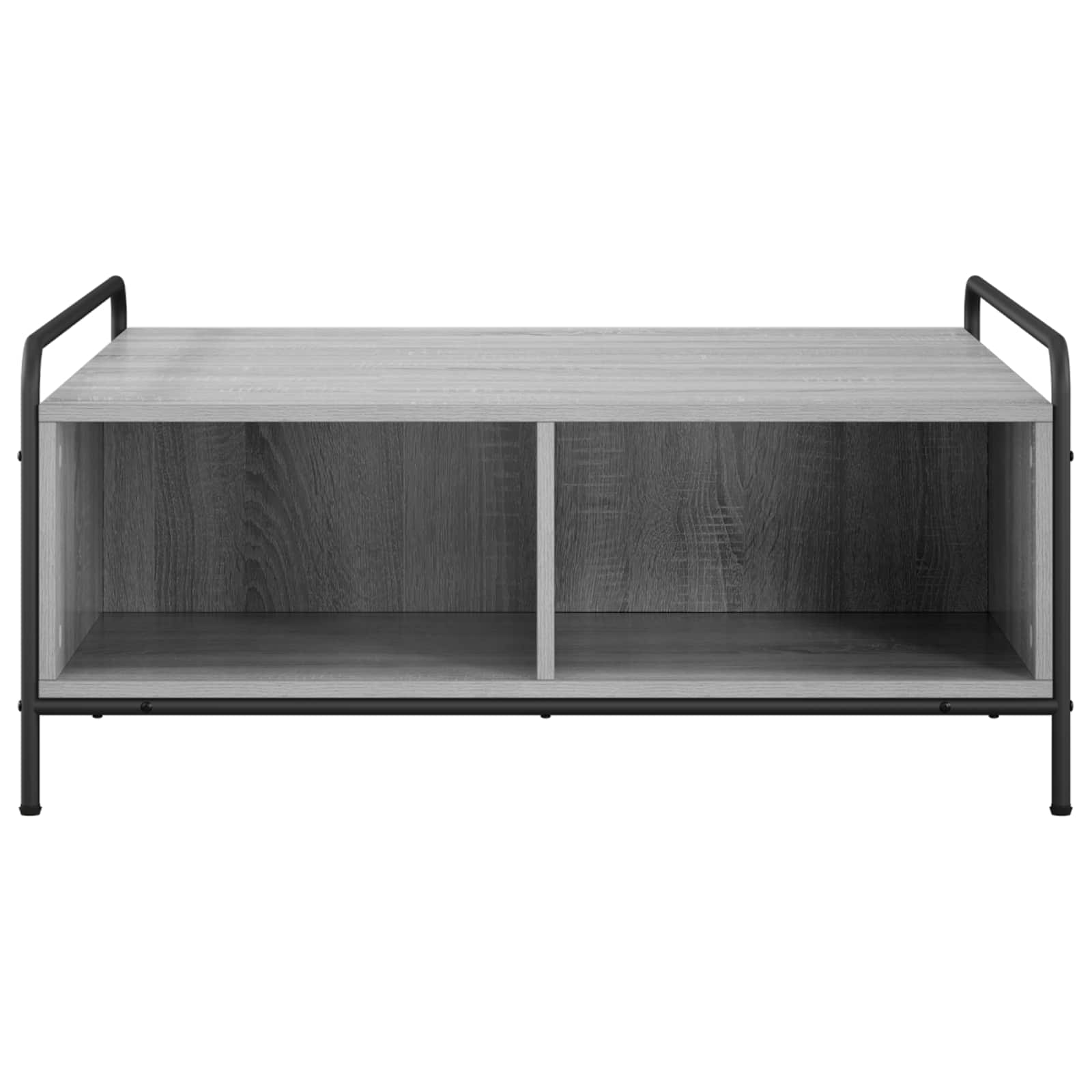 Масичка за кафе Сив Сонома 90 x 90 x 41 см Инженерна дървесина — изображение 2