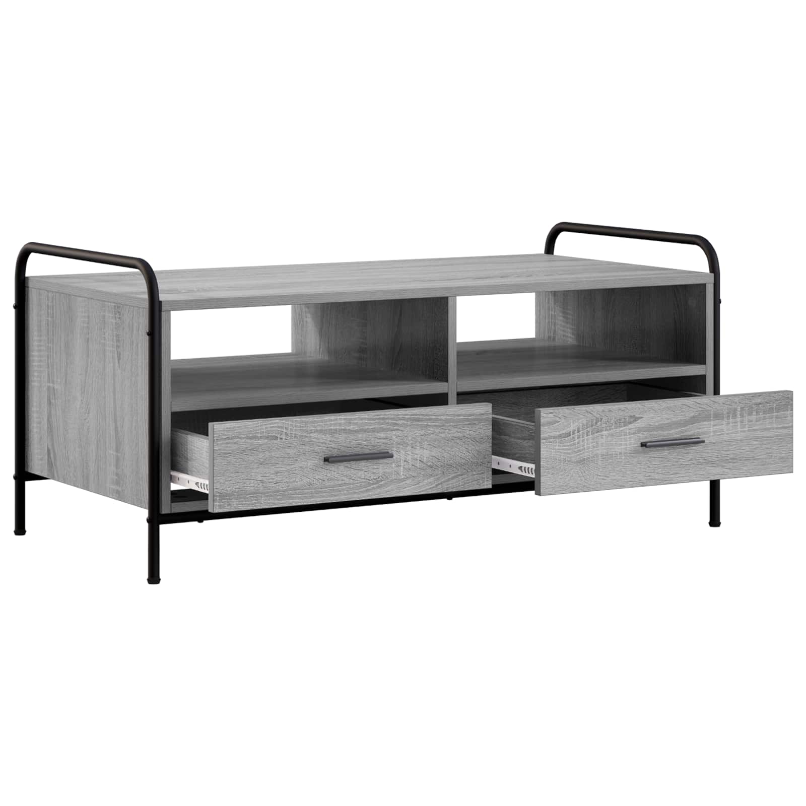 Klubska miza Siva Sonoma 99,5 x 49 x 46 cm Inženirski les