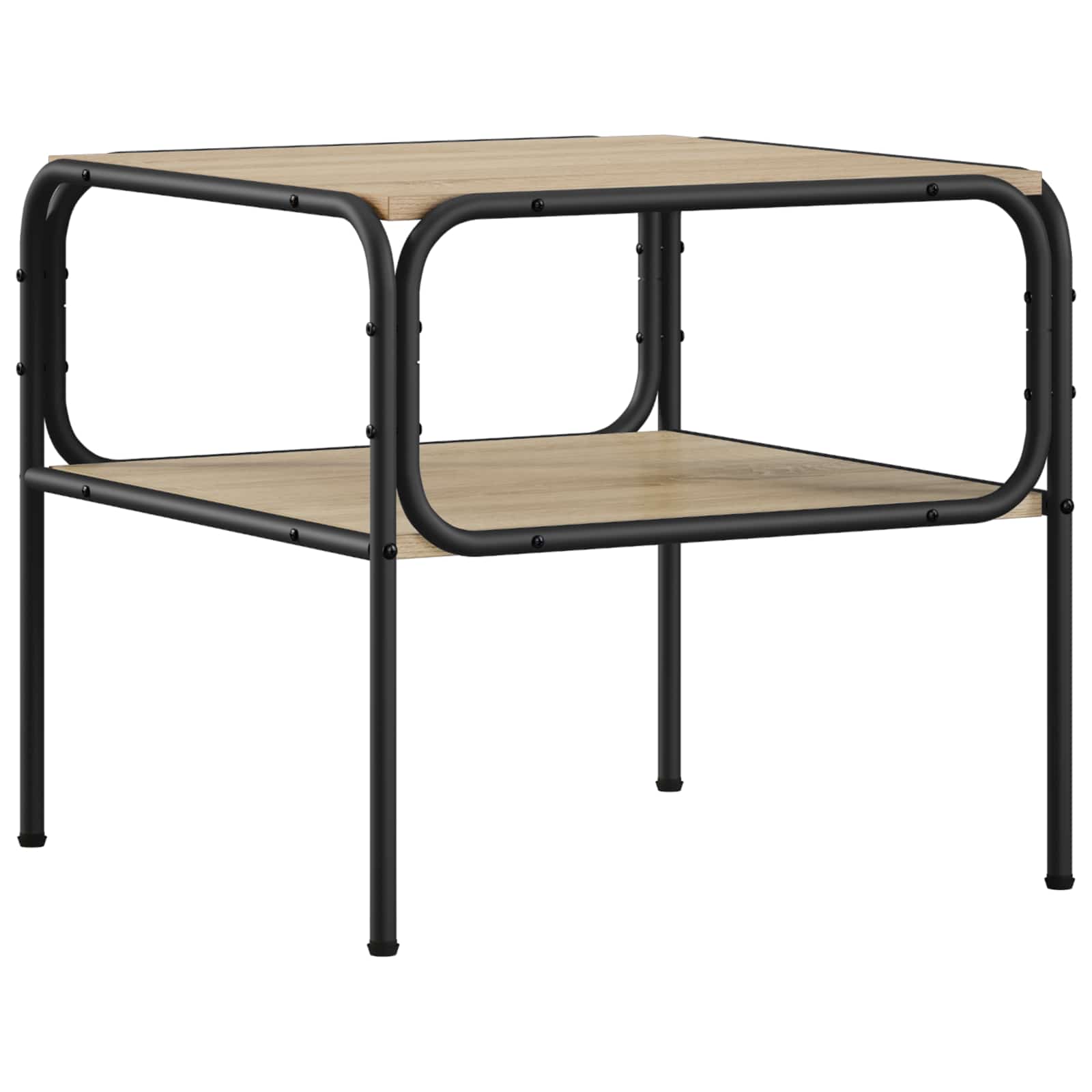 vidaXL Sidebord Sonoma-eg 100 x 50 x 46 cm Konstrueret træ