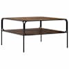 vidaXL K&uuml;lglaud Suitsutatud tamm 100 x 50 x 46 cm Tehispuit
