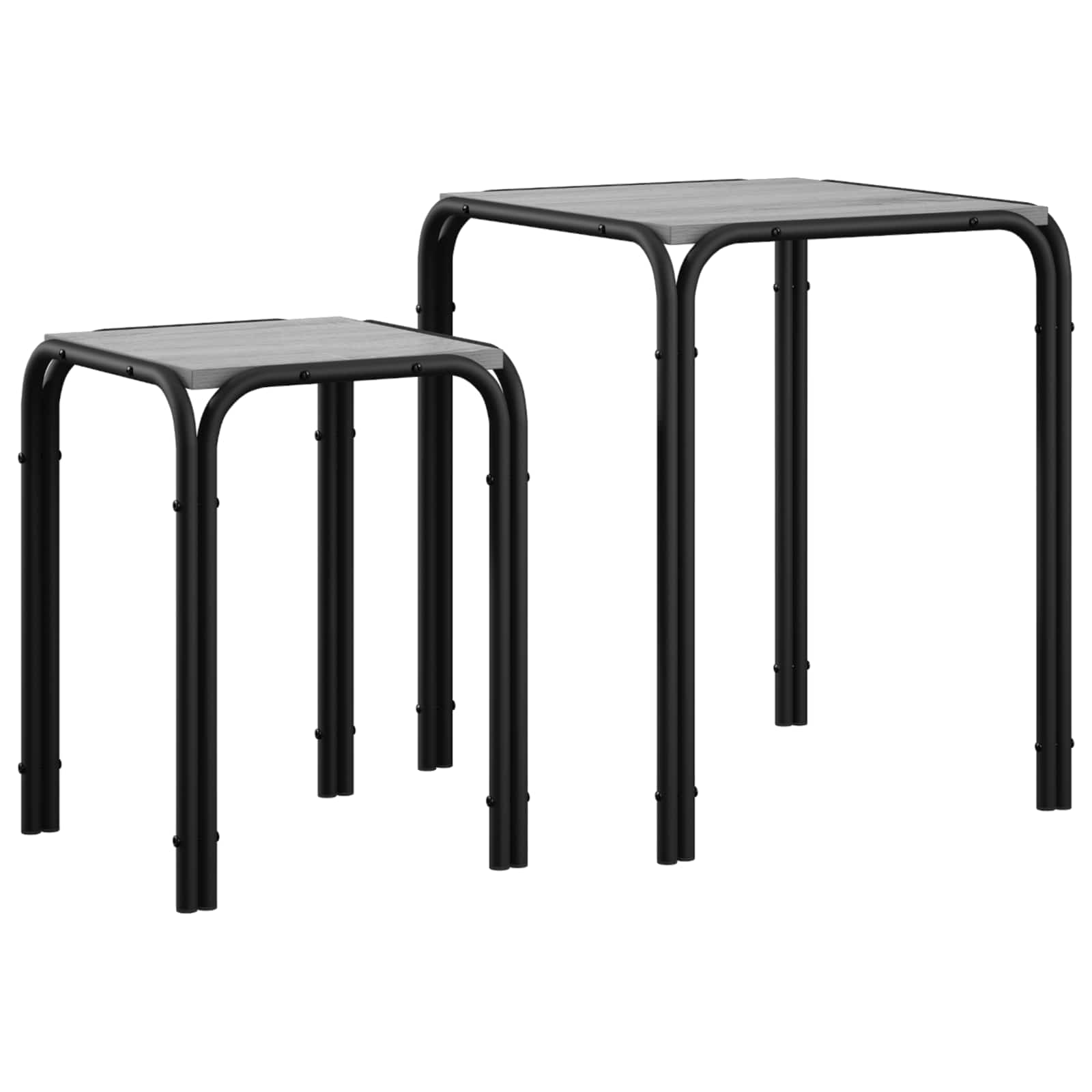 vidaXL Sidebord Grå Sonoma 41 x 40 x 50 cm Konstrueret træ