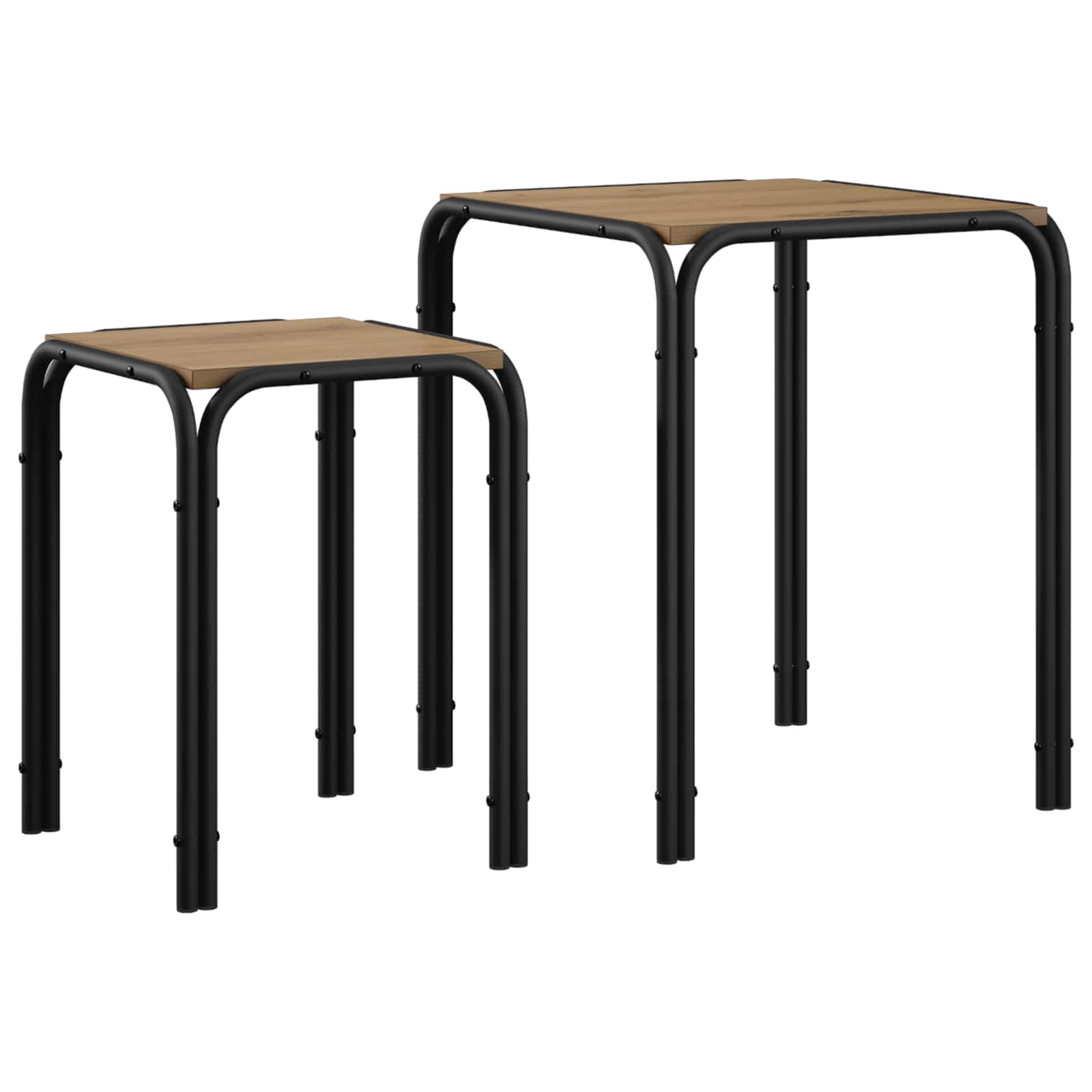 vidaXL Sidebord Artisan-eg 41 x 40 x 50 cm Konstrueret træ