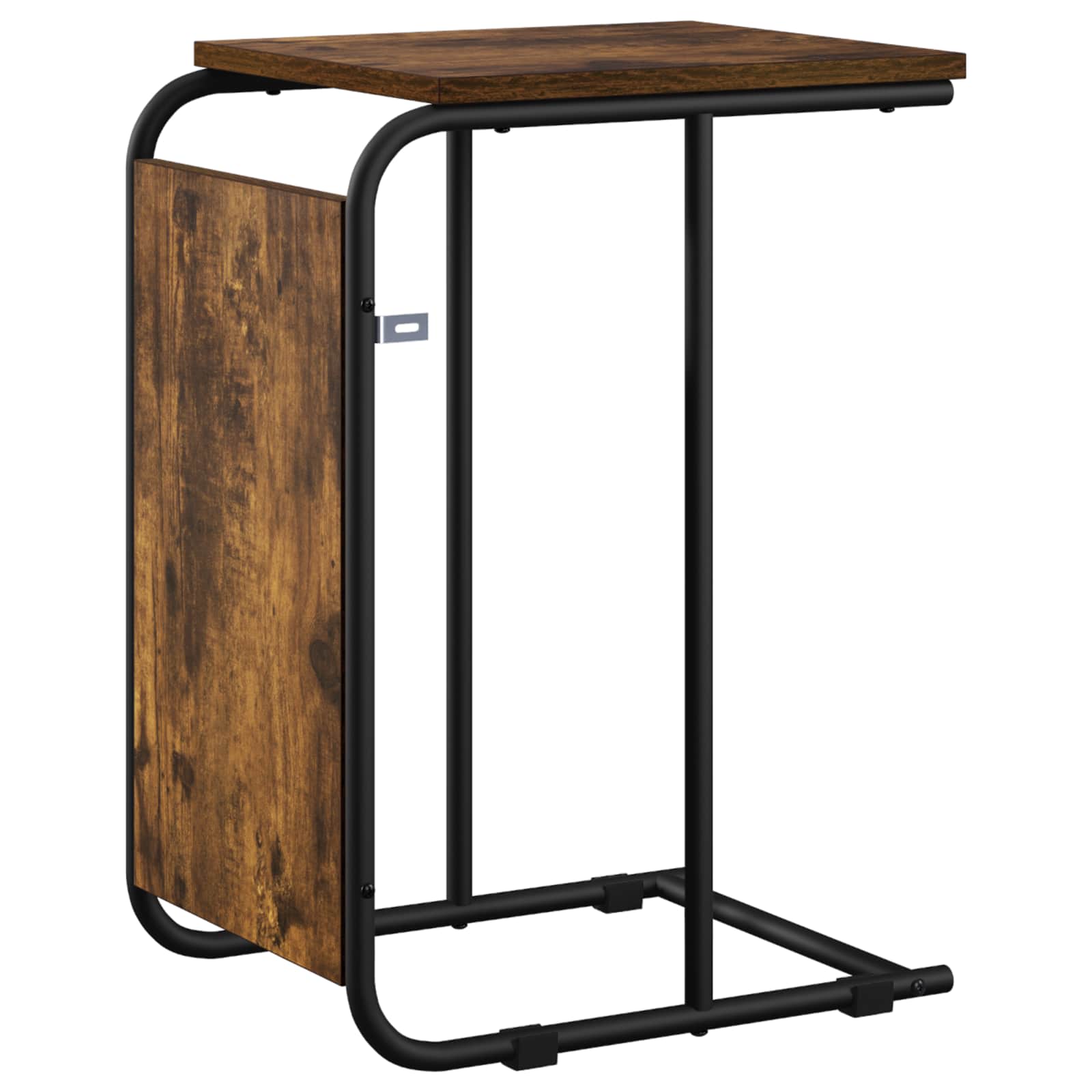Stranska miza Dimljen hrast 40 x 31 x 55 cm Inženirski les