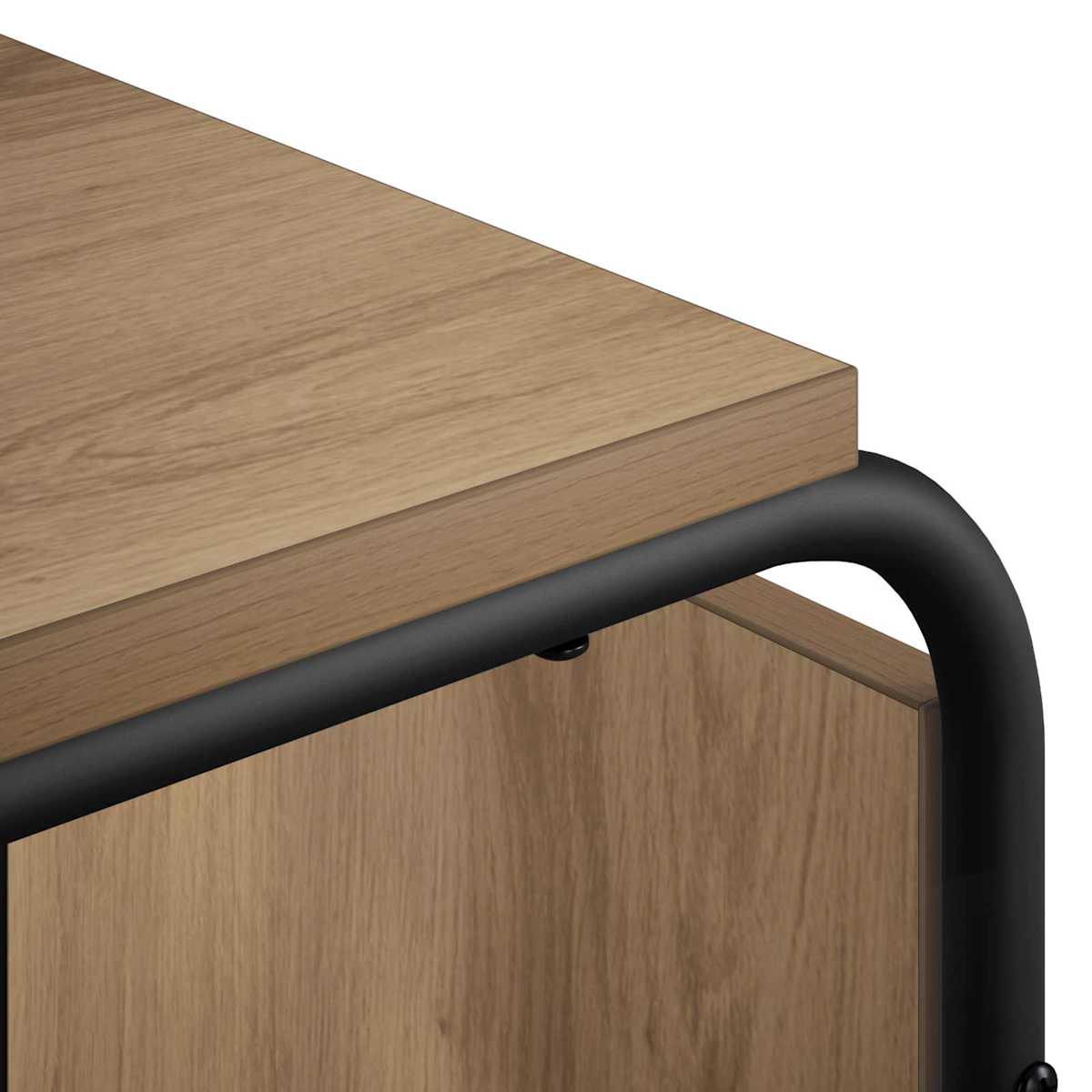 Sidebord 40 x 31 x 55 cm Konstrueret træ - Billede 6