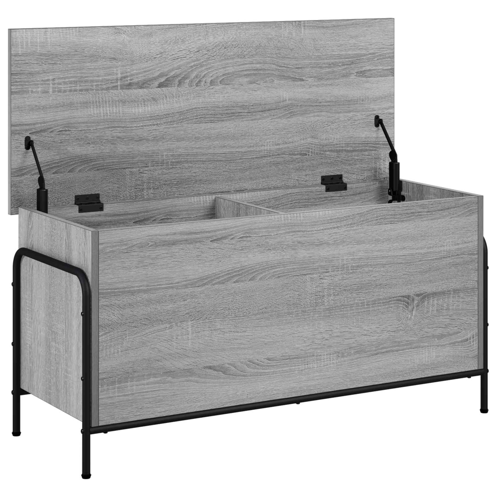 Кутия за съхранение Сив Сонома 80 x 40 x 49,5 см — изображение 2