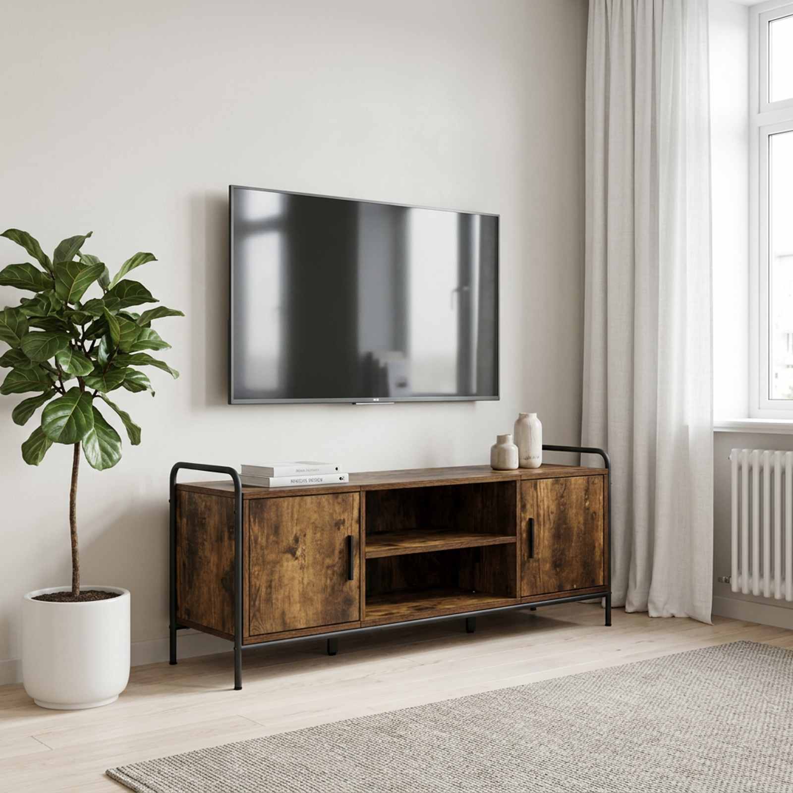 TV omarica 119 x 33 x 50 cm Dimljen hrast