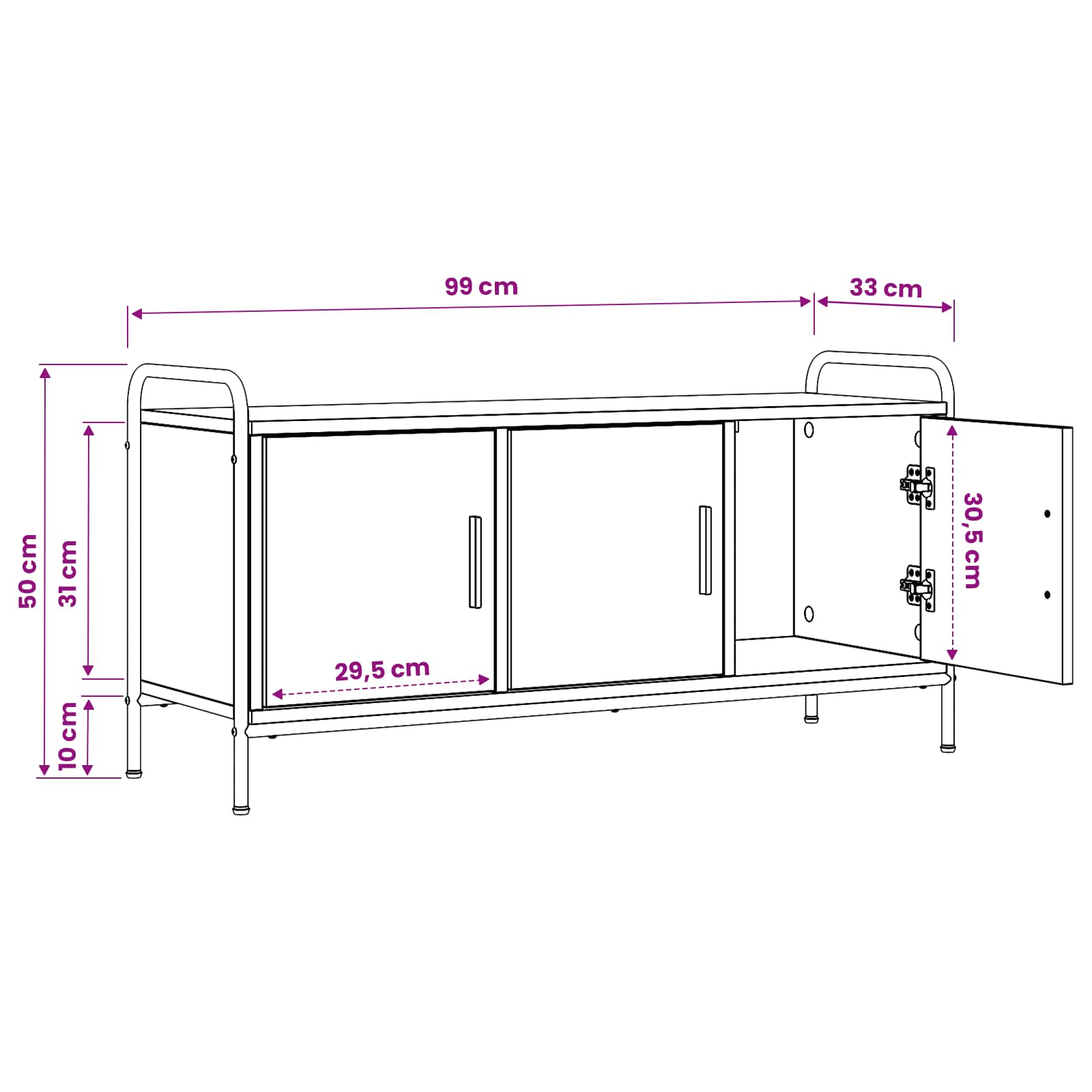 TV Cabinet size guide