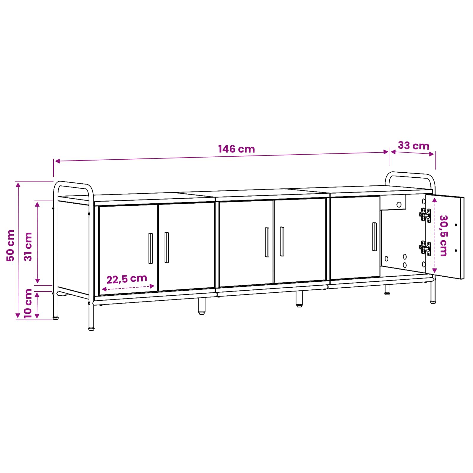 TV Cabinet size guide