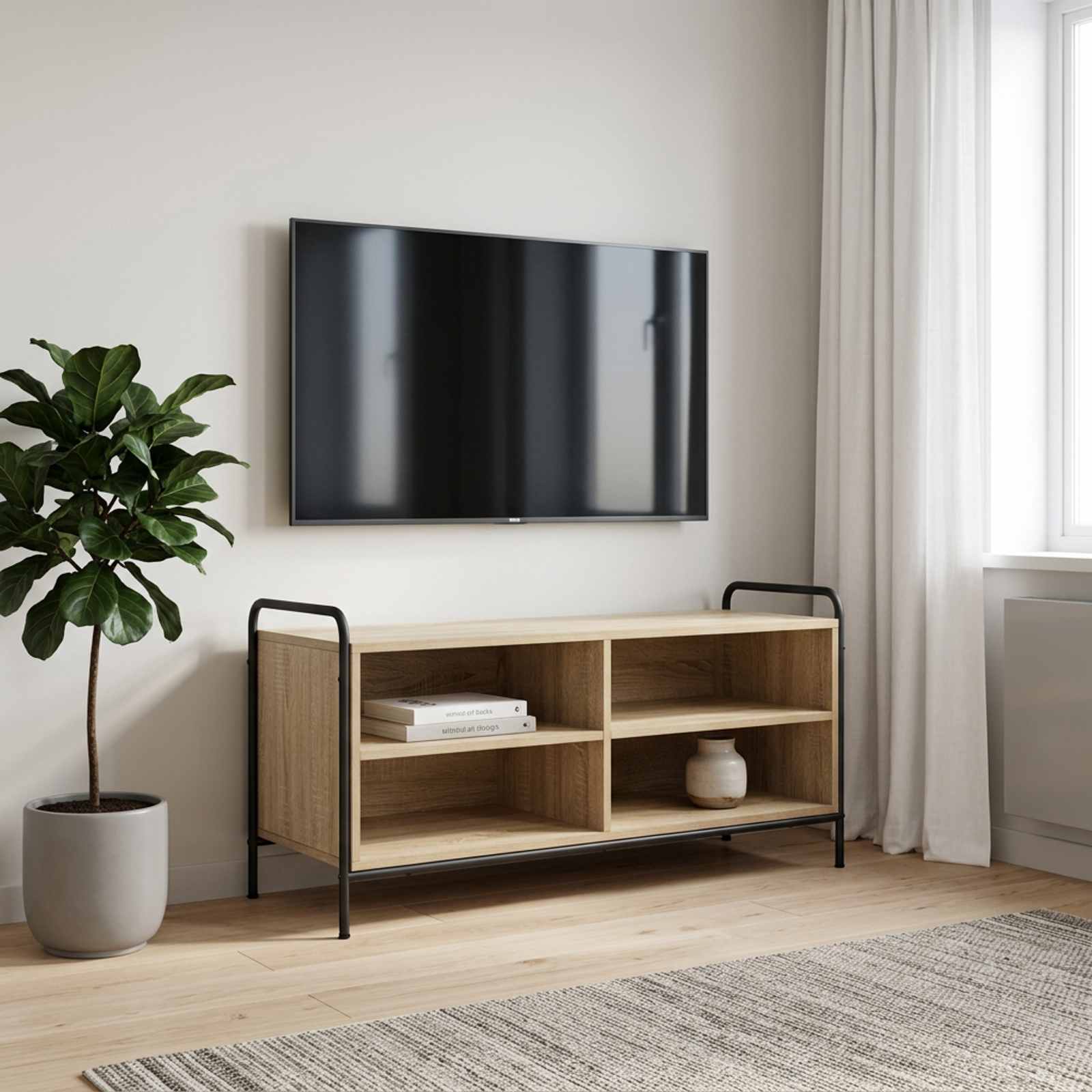 TV omarica 140 x 39,5 x 50 cm Sonoma hrast Inženirski les