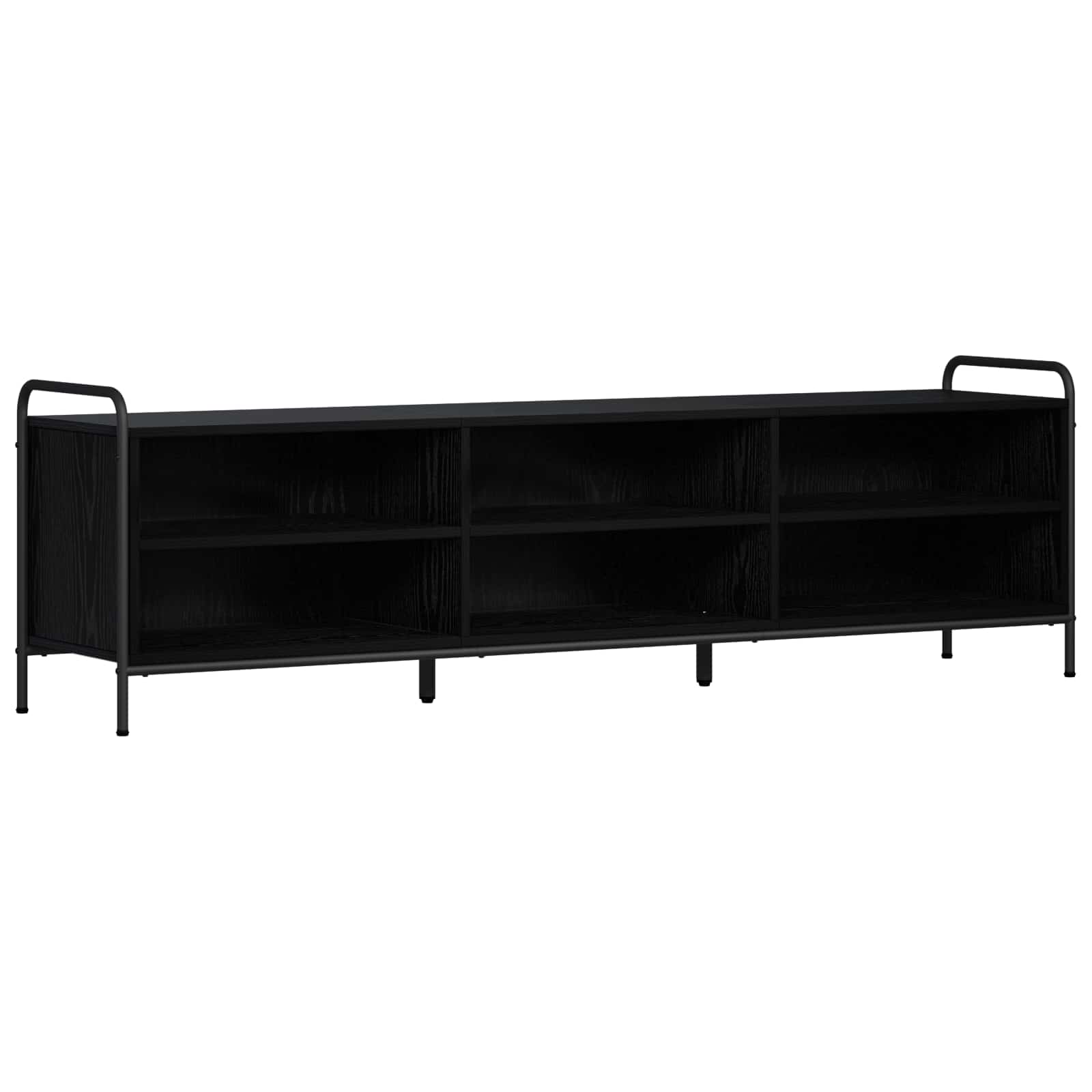 TV omarica 140 x 39,5 x 50 cm Črni hrast Inženirski les