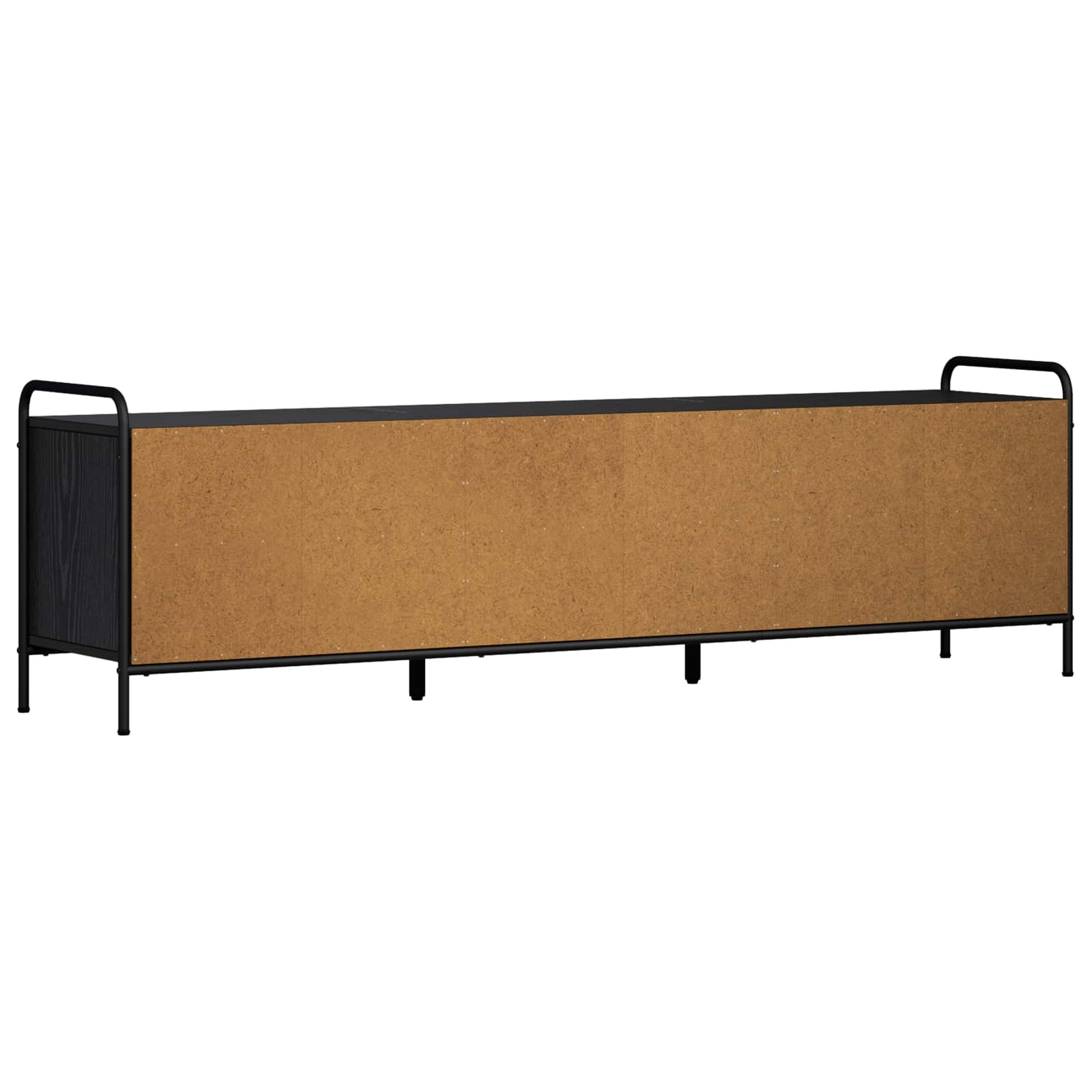 TV omarica 140 x 39,5 x 50 cm Črni hrast Inženirski les