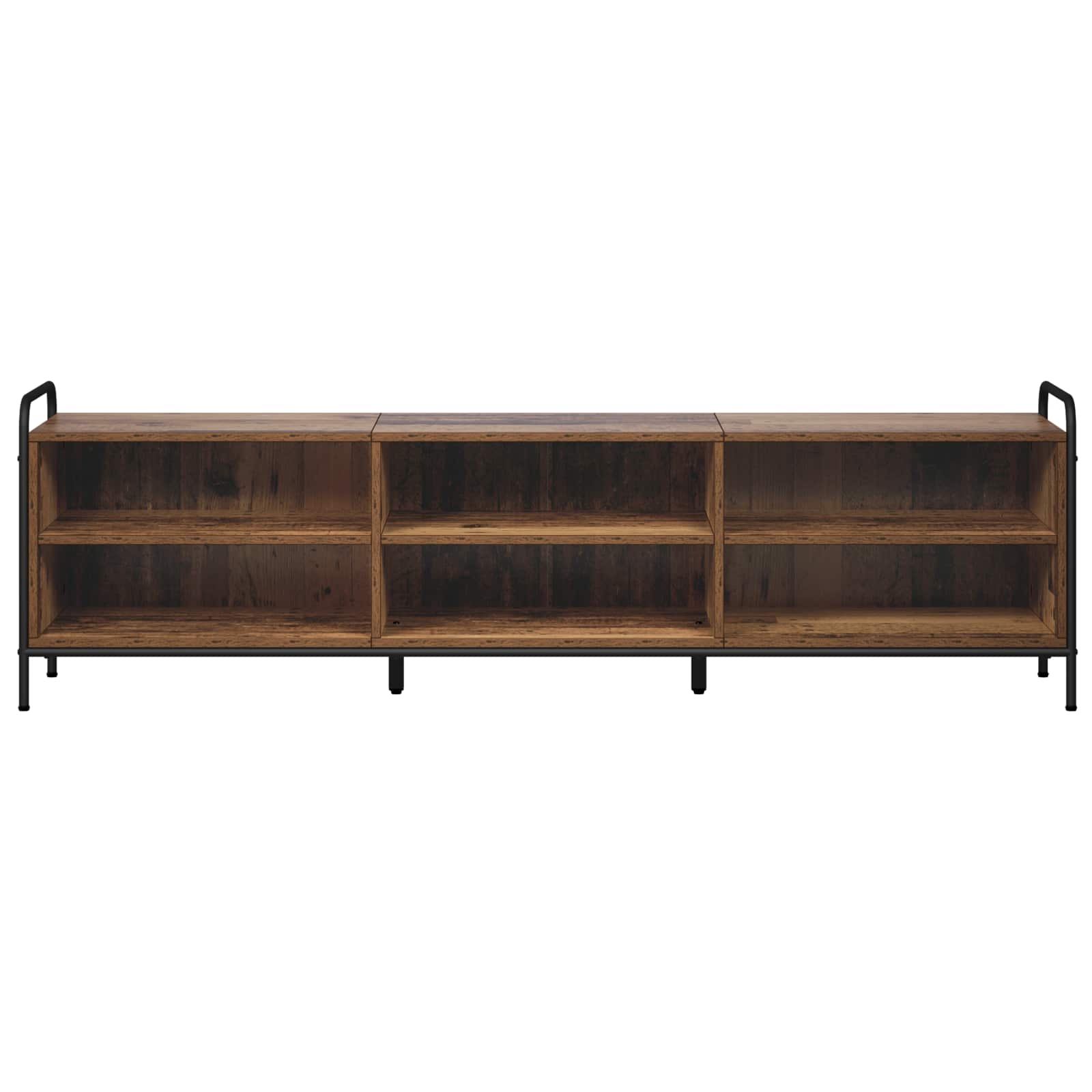 vidaXL Tv-meubel 140 x 39,5 x 50 cm Oud hout Bewerkt hout bruin, foto 2