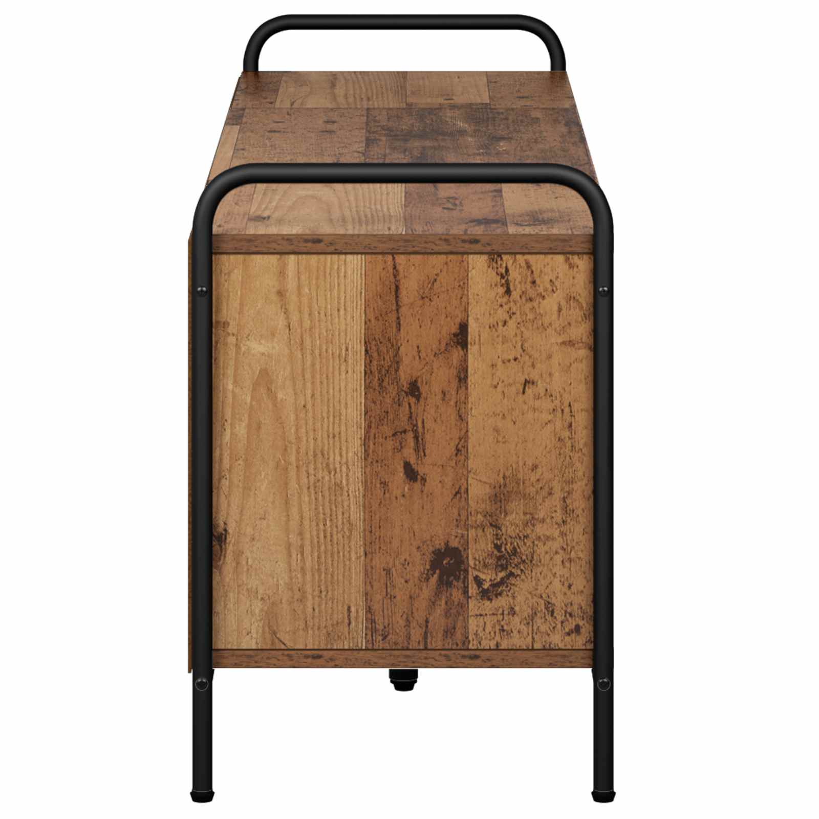 vidaXL Tv-meubel 140 x 39,5 x 50 cm Oud hout Bewerkt hout bruin, foto 4